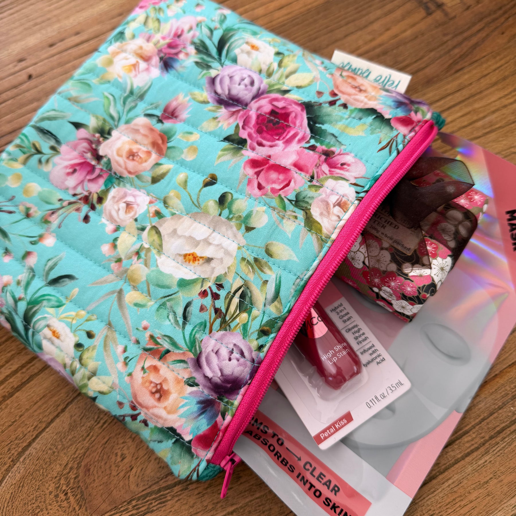 Medium Quilted Pouch - Various Designs