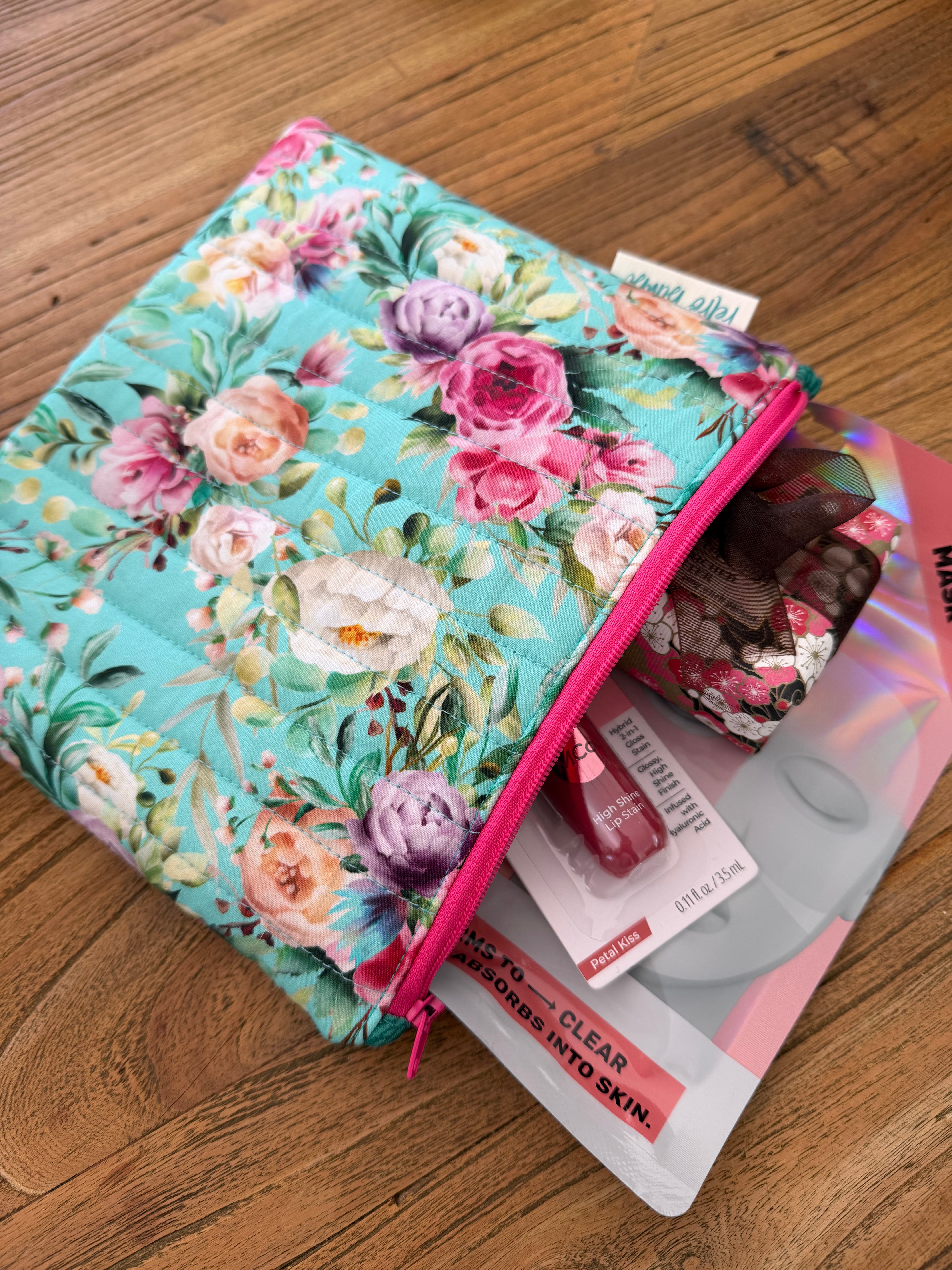 Medium Quilted Pouch - Various Designs