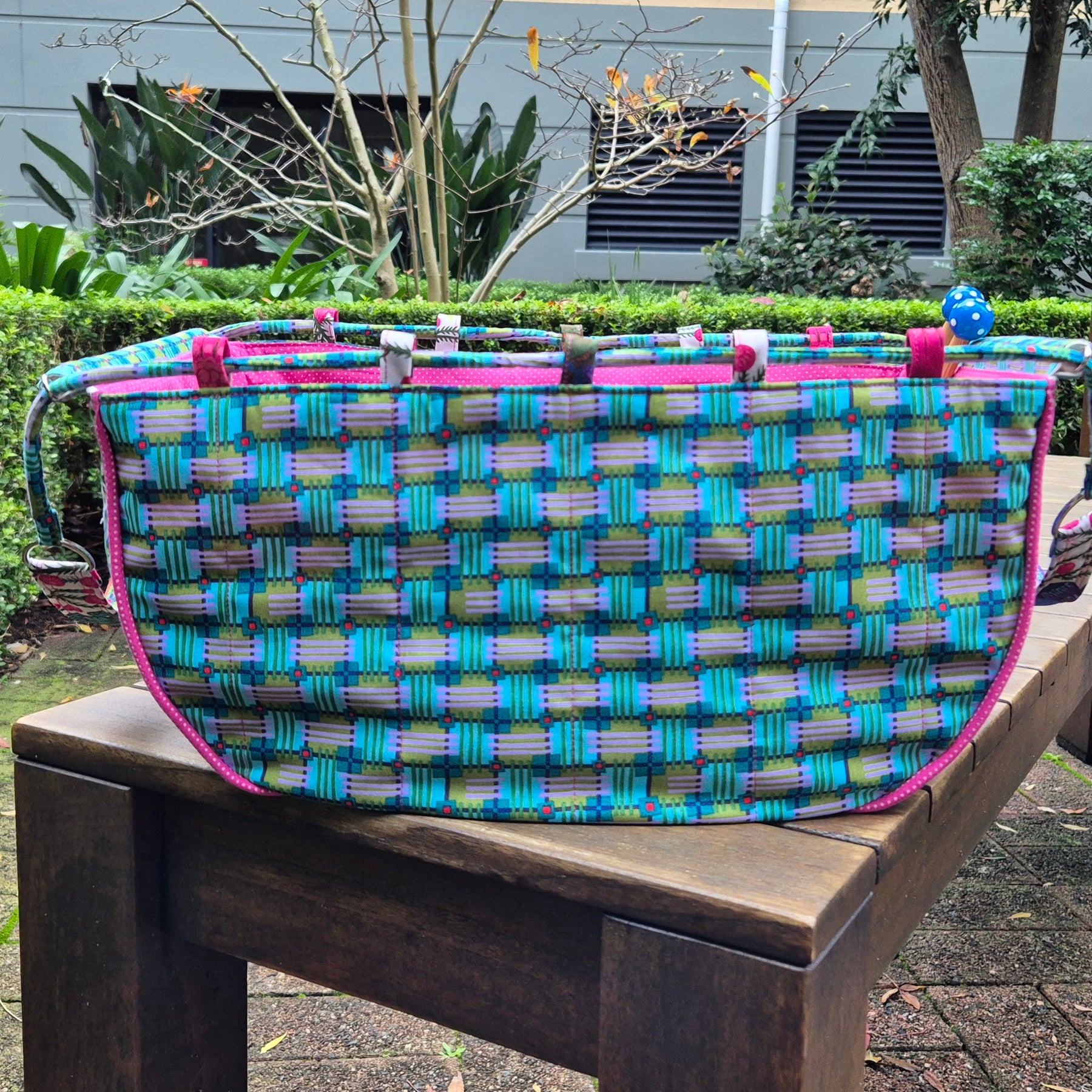 Large Knitting Project Bag – Convertible Shoulder Bag
