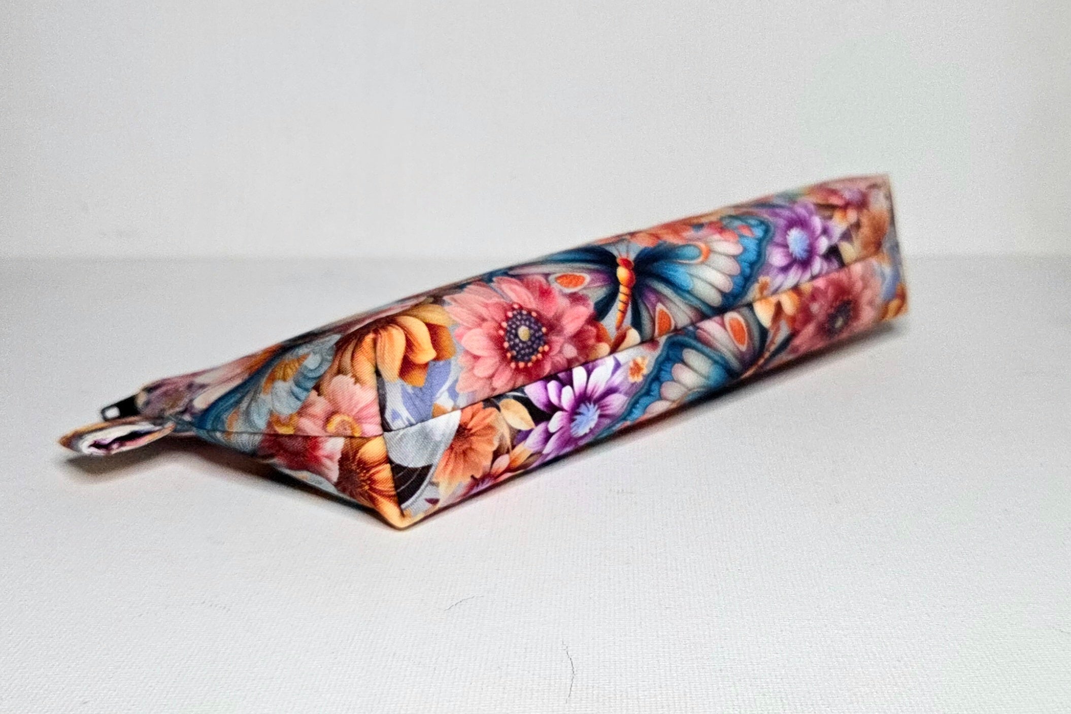 Pencil case in Pretty Butterfly Print fabric