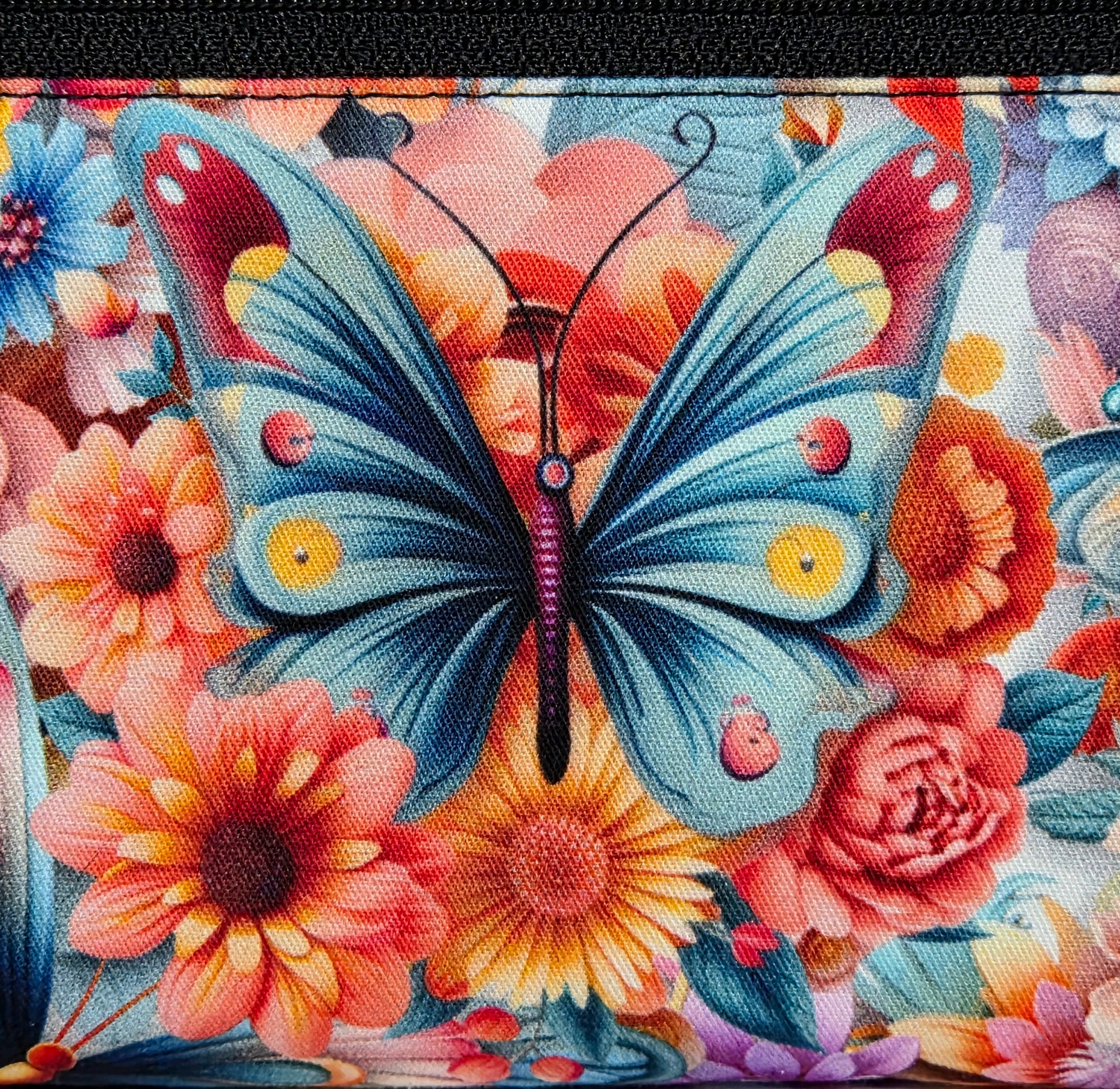 Pencil case in Pretty Butterfly Print fabric