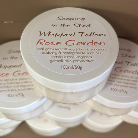 Whipped Tallow Cream Rose Scented