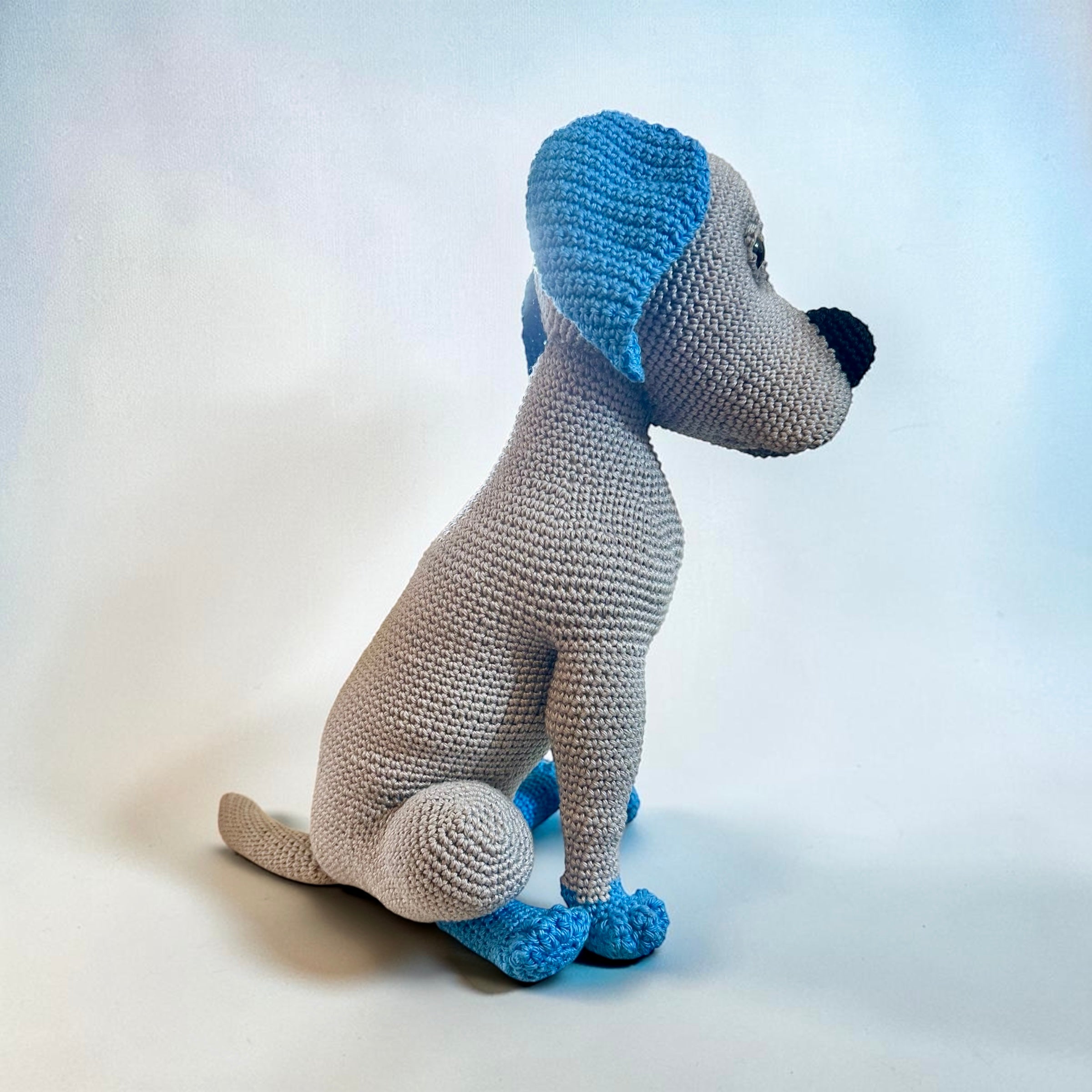 Handmade Crochet Portrait Dog