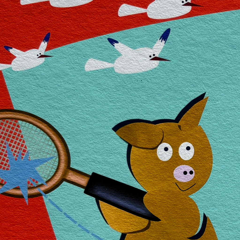 tennis pig