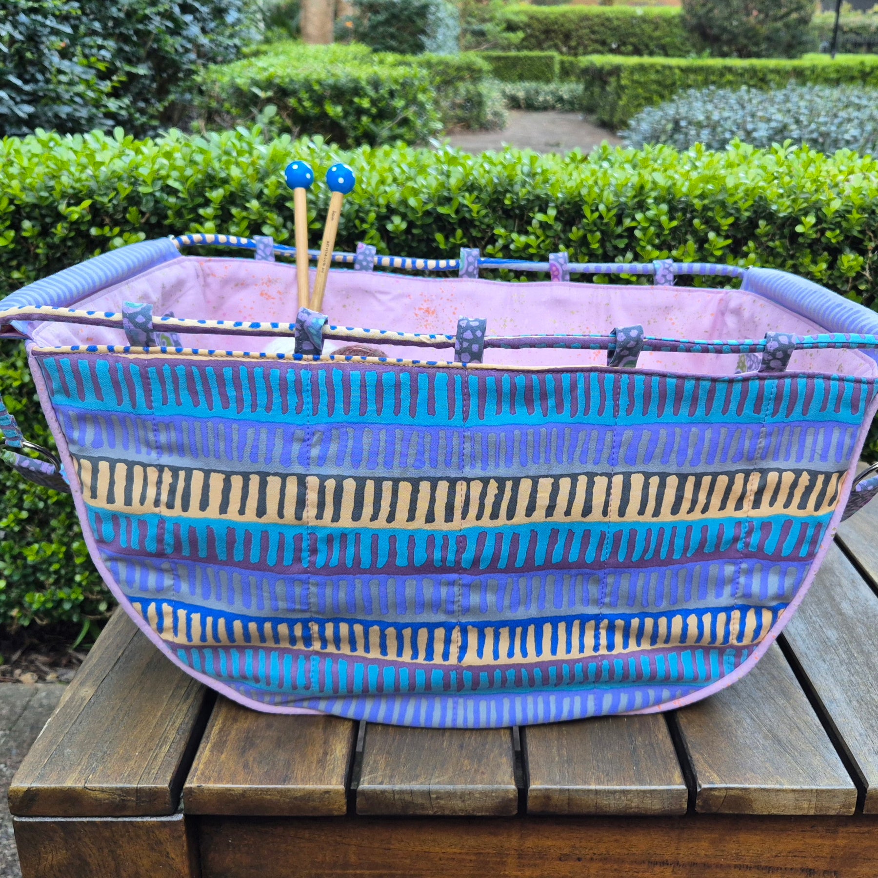 Large Knitting Project Bag – Convertible Shoulder Bag