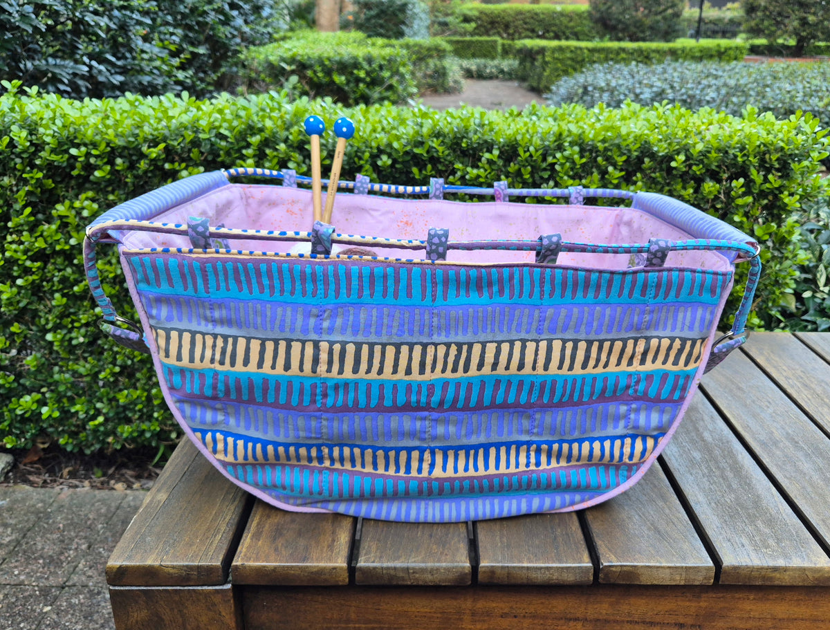 Large Knitting Project Bag – Convertible Shoulder Bag