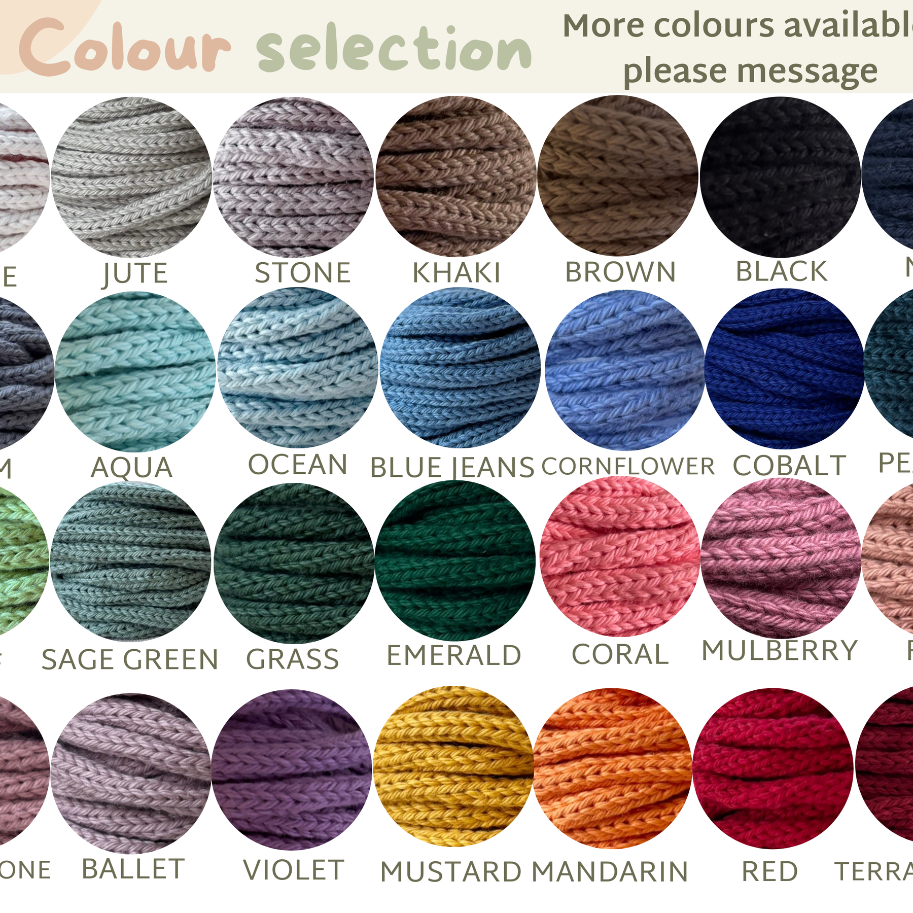 Knitted Sun | Pick Your Colour