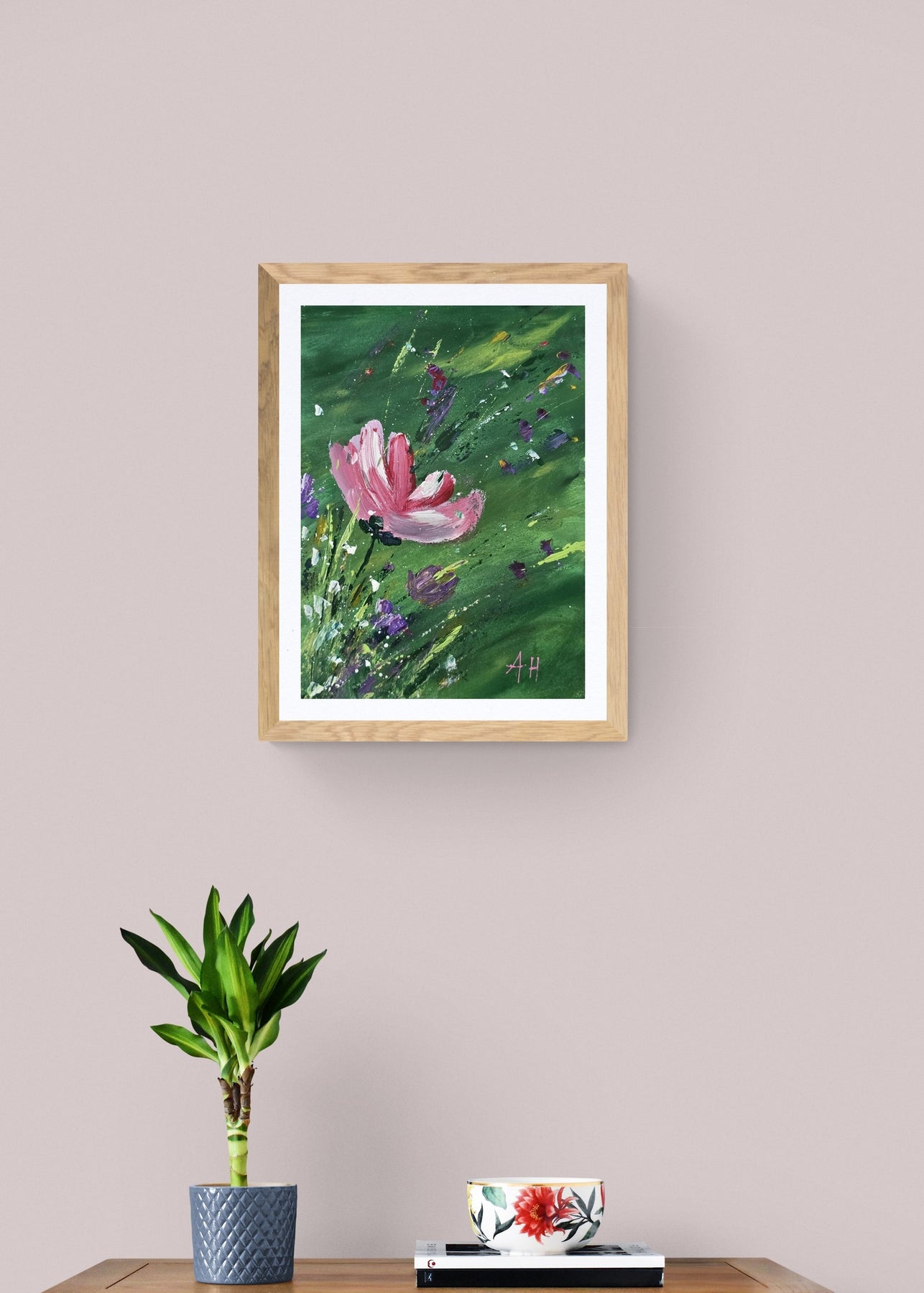 'A Whisper In Green' - Original Artwork on Watercolour Paper 13x18cm