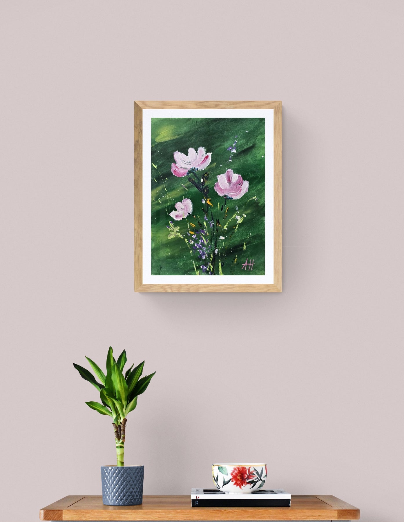 'A Softness In Green' - Original Artwork on Watercolour Paper 13x18cm