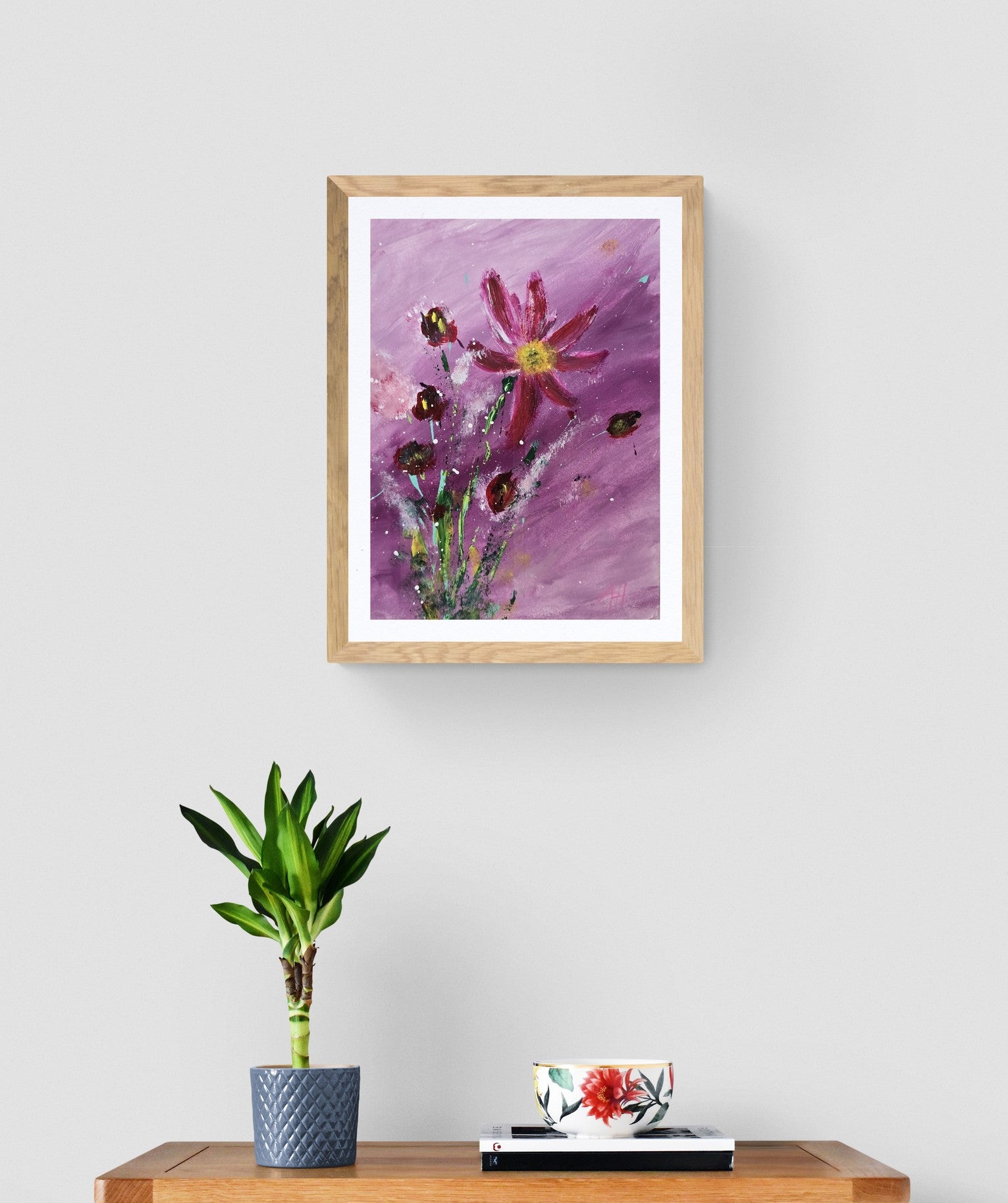 'Light In The Bloom' - Original Artwork on Watercolour Paper 13x18cm