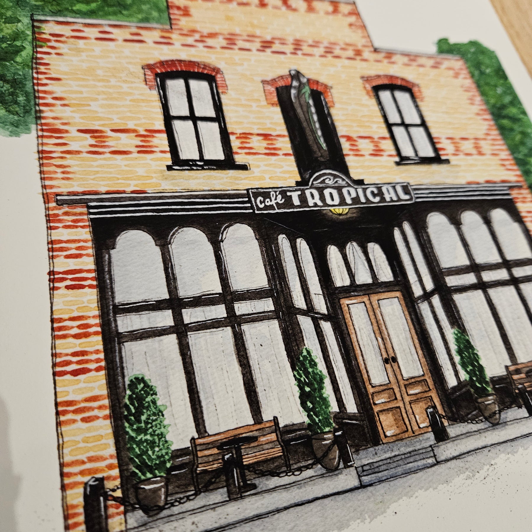 Watercolour Art Print set of 2 - 'Schitt's Creek Set'