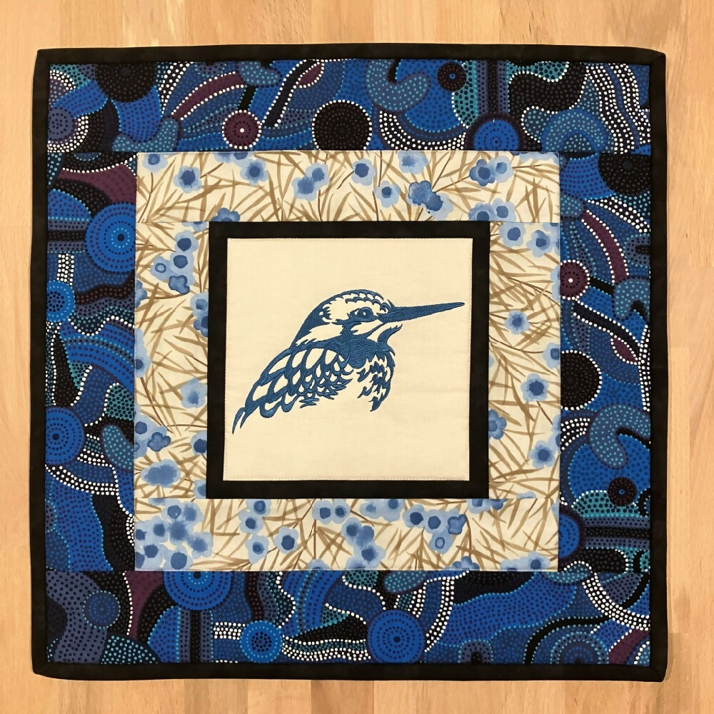 table-centre-handmade-Australia-kingfisher_3