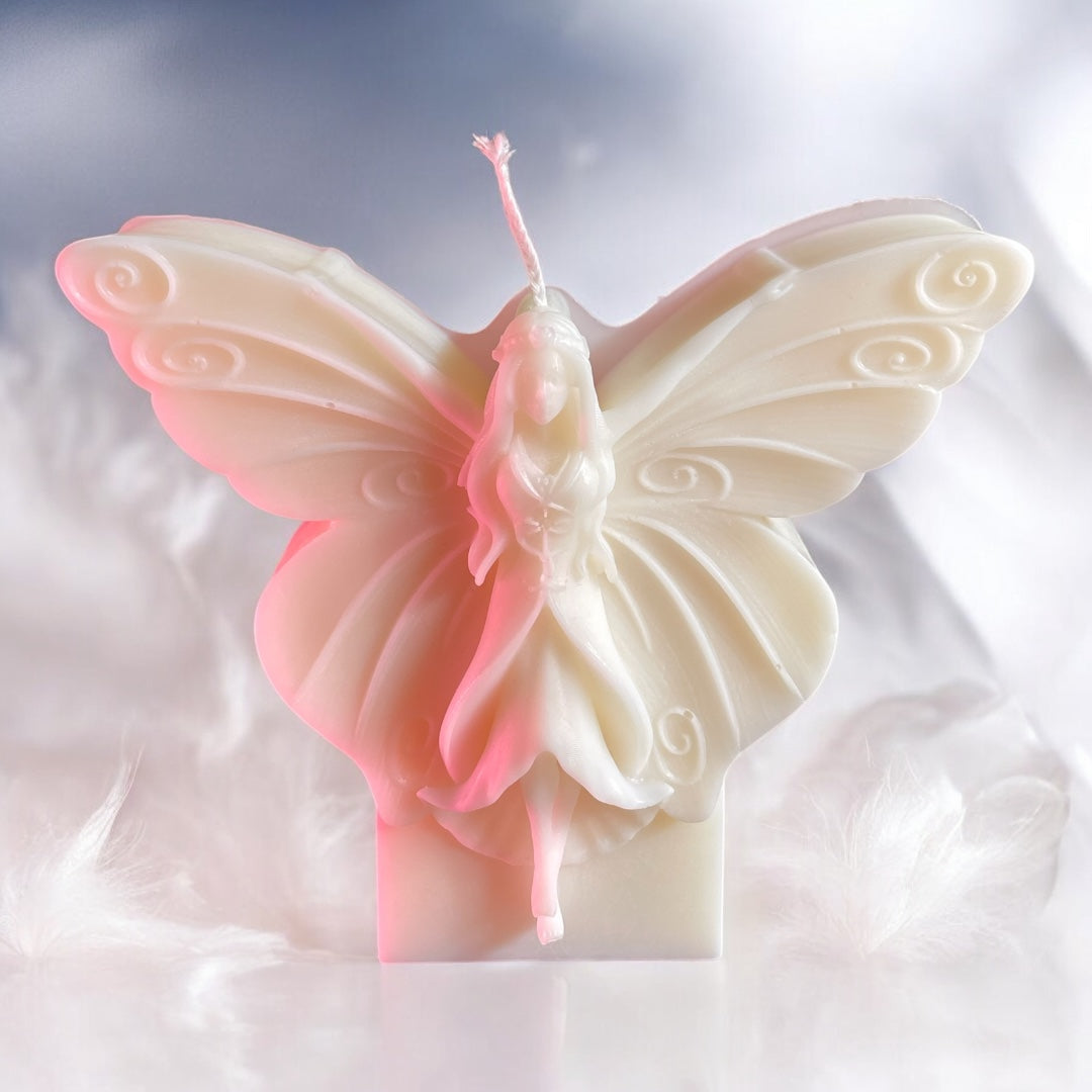 Fairy Angel Pillar Candle