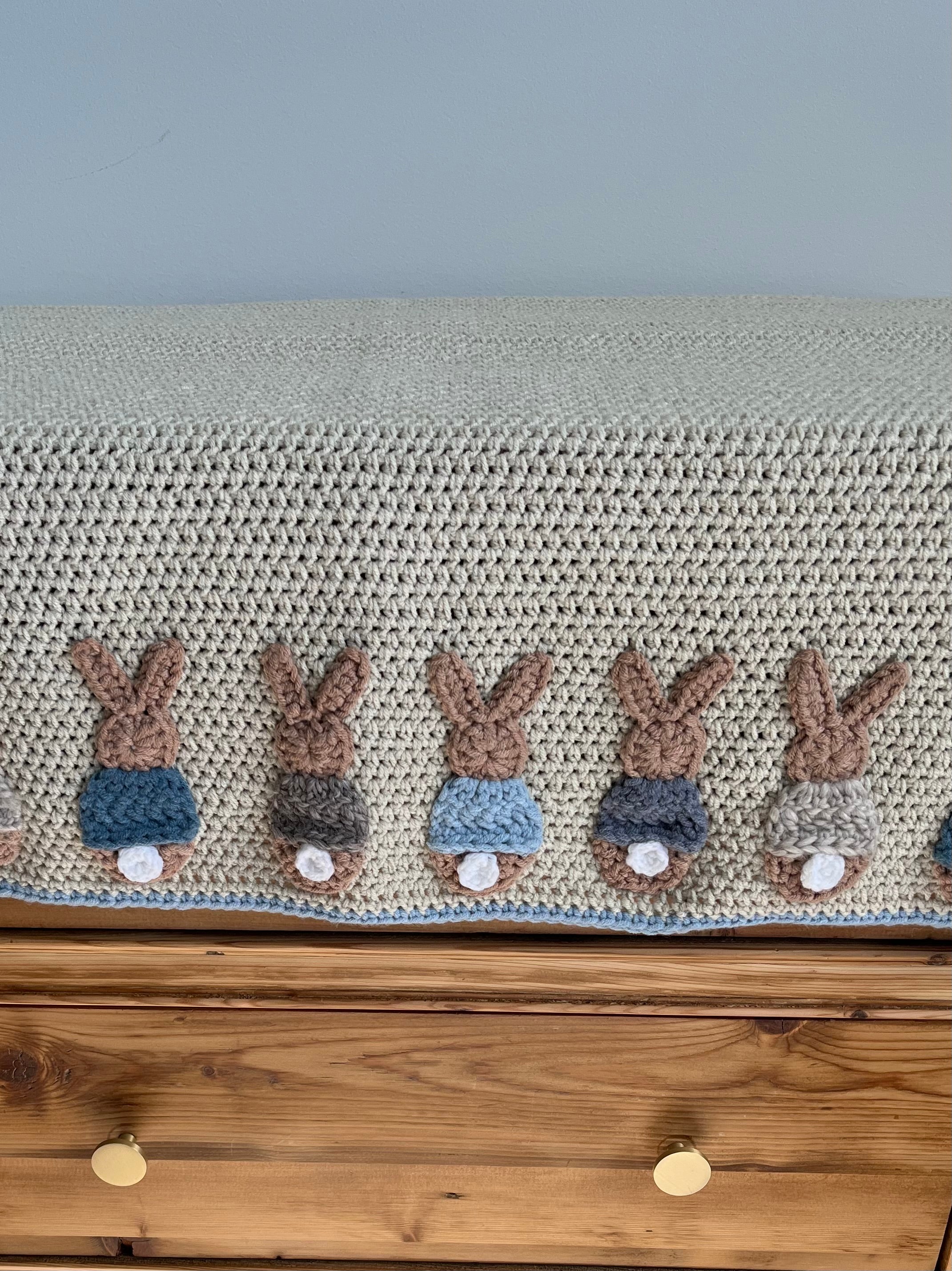 Blue Bunny Blanket