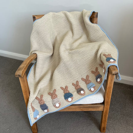 Blue Bunny Blanket