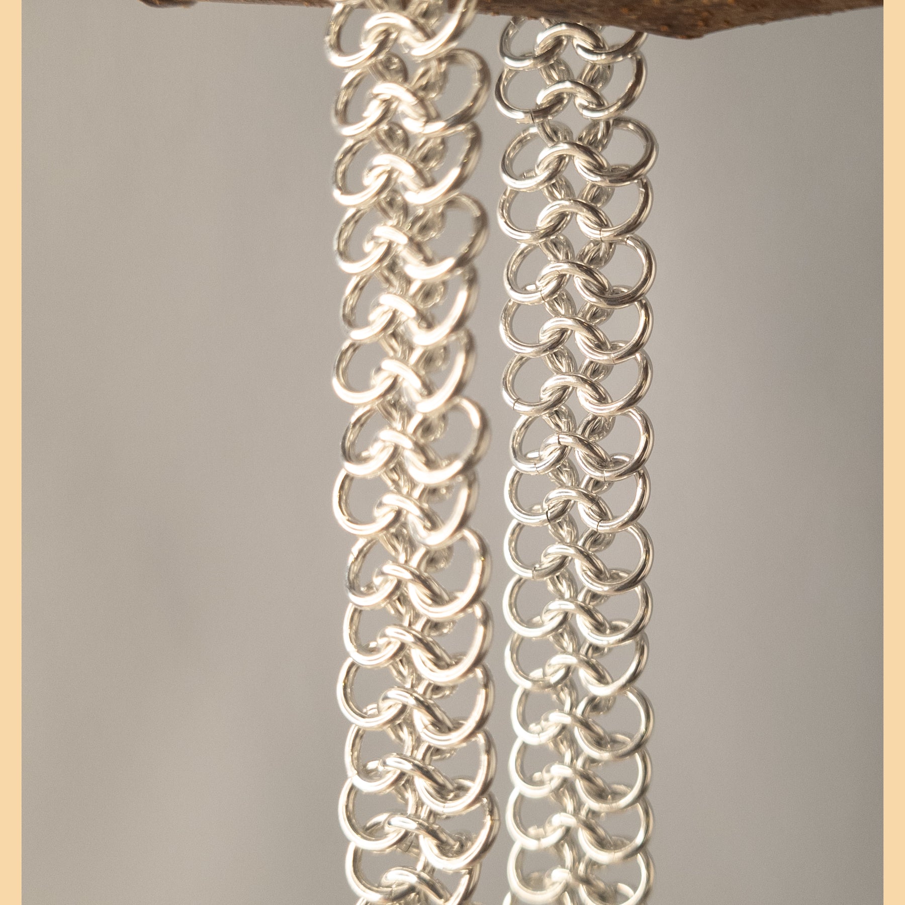 Chainmaille European 4 in 1 Weave Bracelet