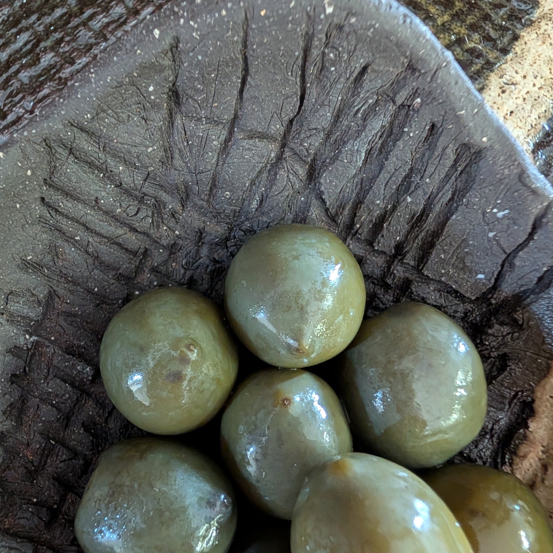 Small Handbuilt Ceramic Platter with Matching Bowl and Spoon - Modern Rustic | Earthy Minimalism | Stoneware