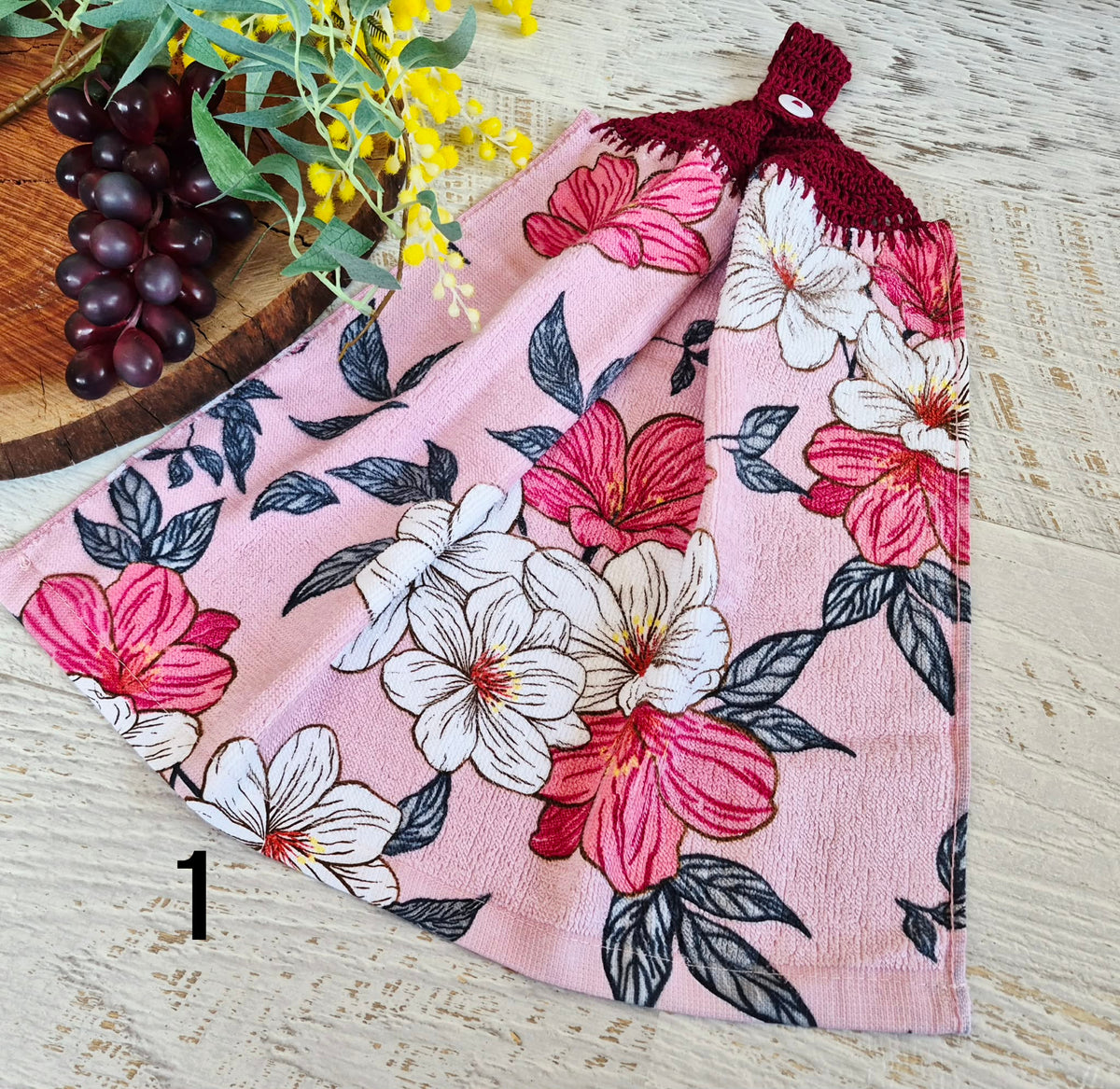 Kitchen Hand Towel | Hanging | Cotton | SINGLE LAYER | 9 Styles - 1-9