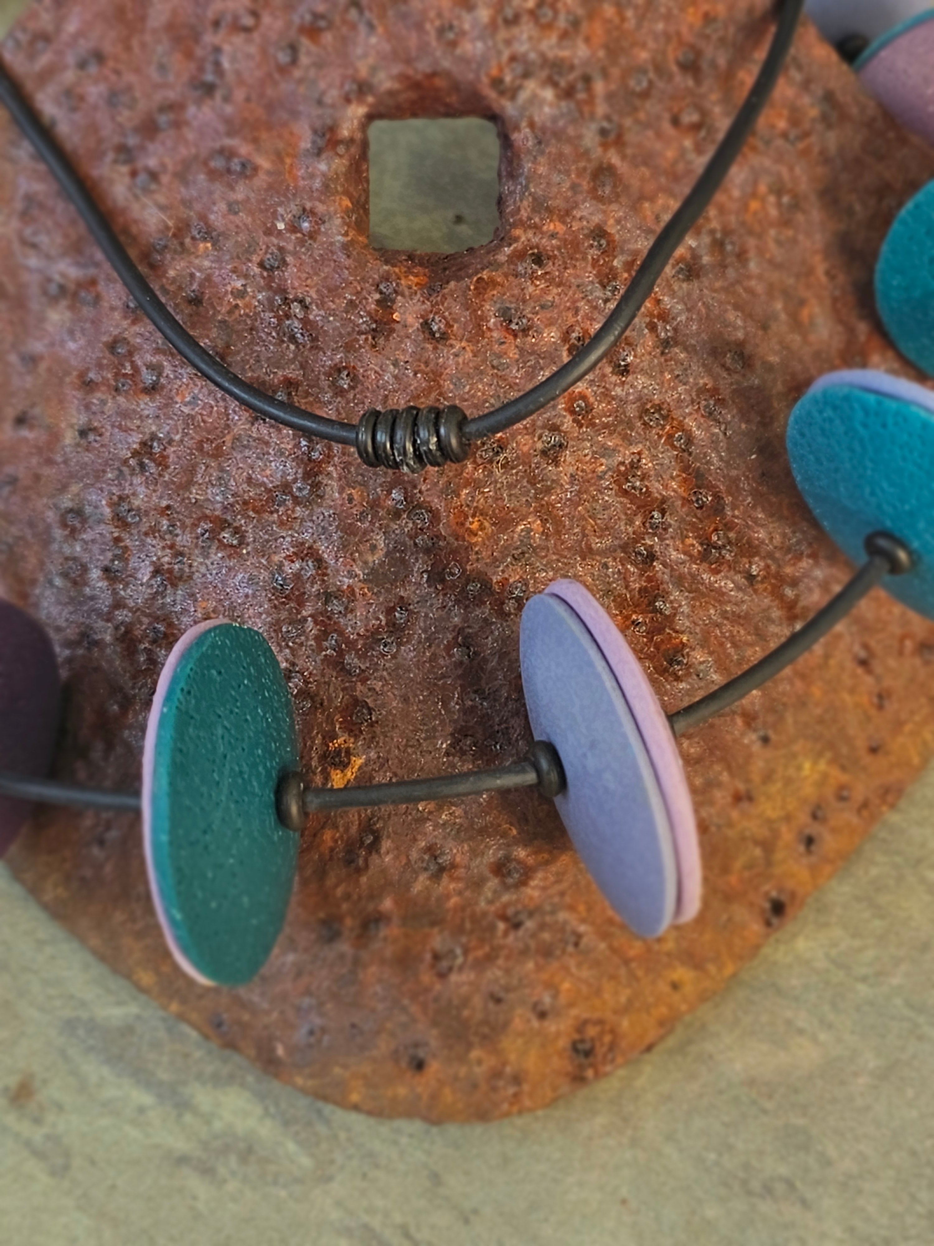 TIDES OF COLOUR - POLYMER CLAY NECKLACE