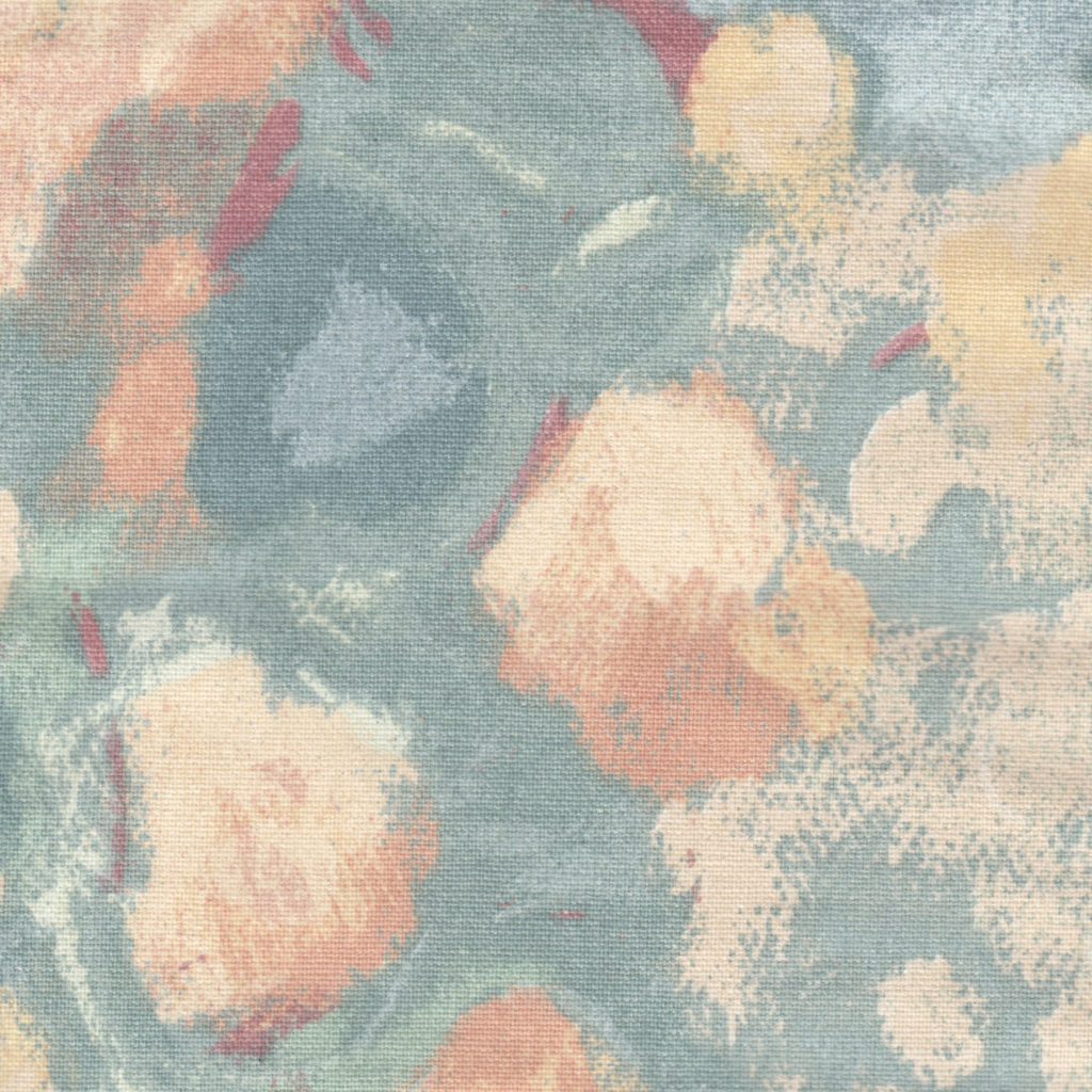 Fabric Remote Control Holder - Floral 4 pockets