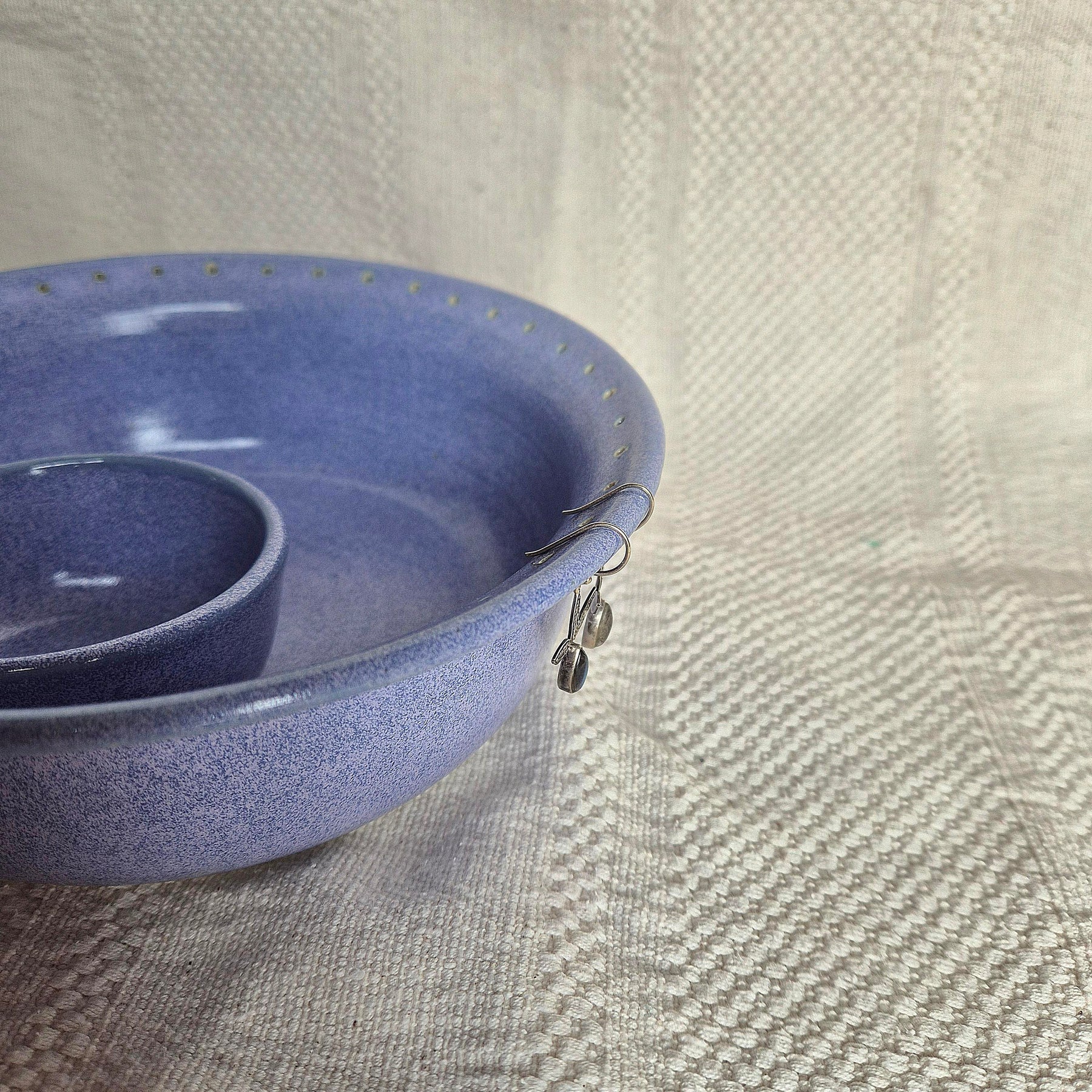 Violet Ceramic Jewellery Bowl