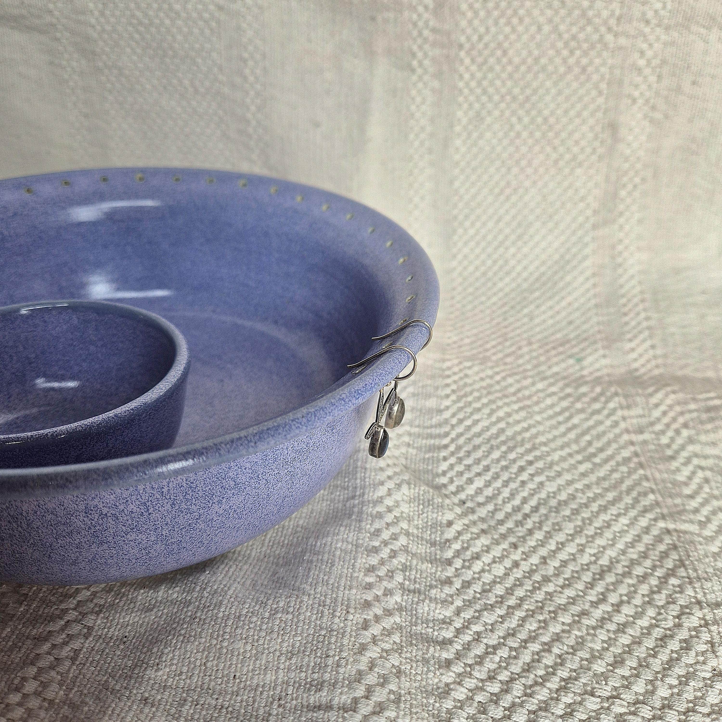 Violet Ceramic Jewellery Bowl