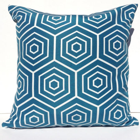 Geometric outdoor cushion cover 45x45cm