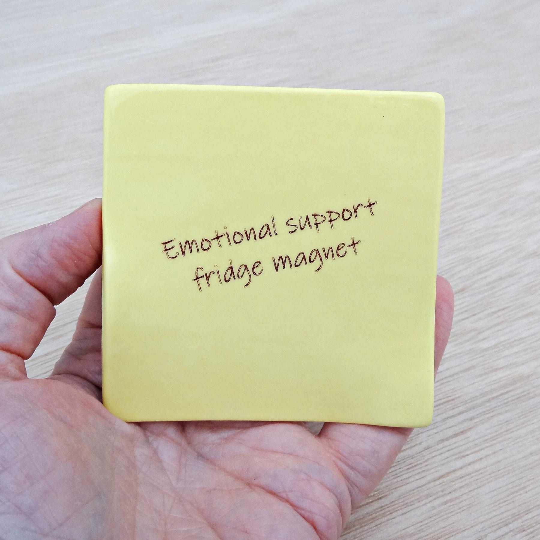 Ceramic Post-it Note, Sticky note. Customise with your own wording