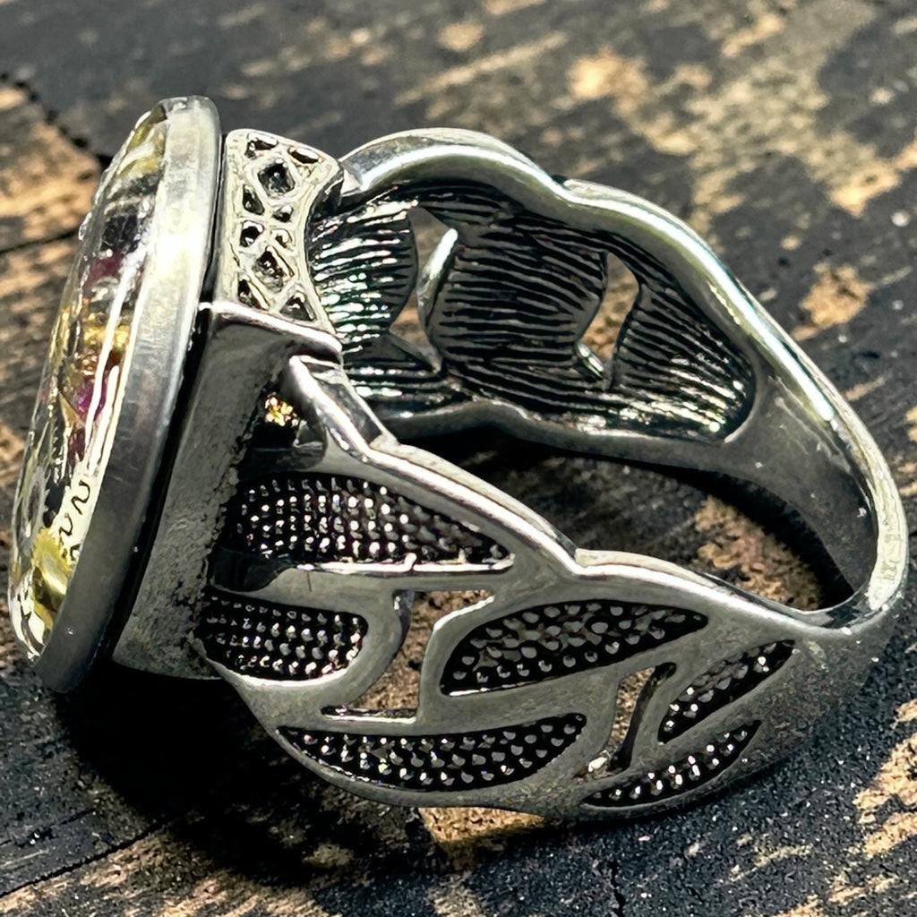 Steampunk Watch parts Mens ring