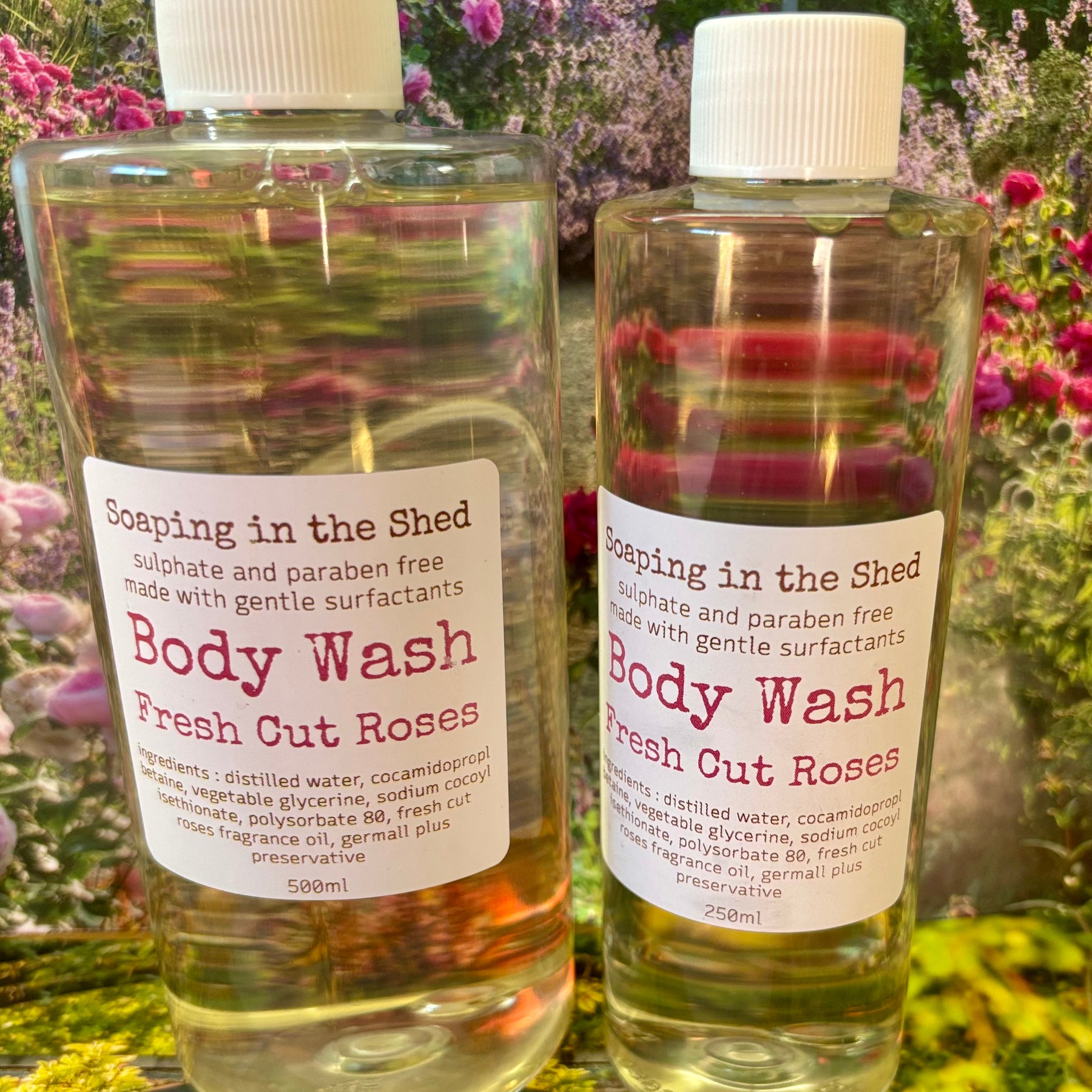Body Wash with Vegetable Glycerine.