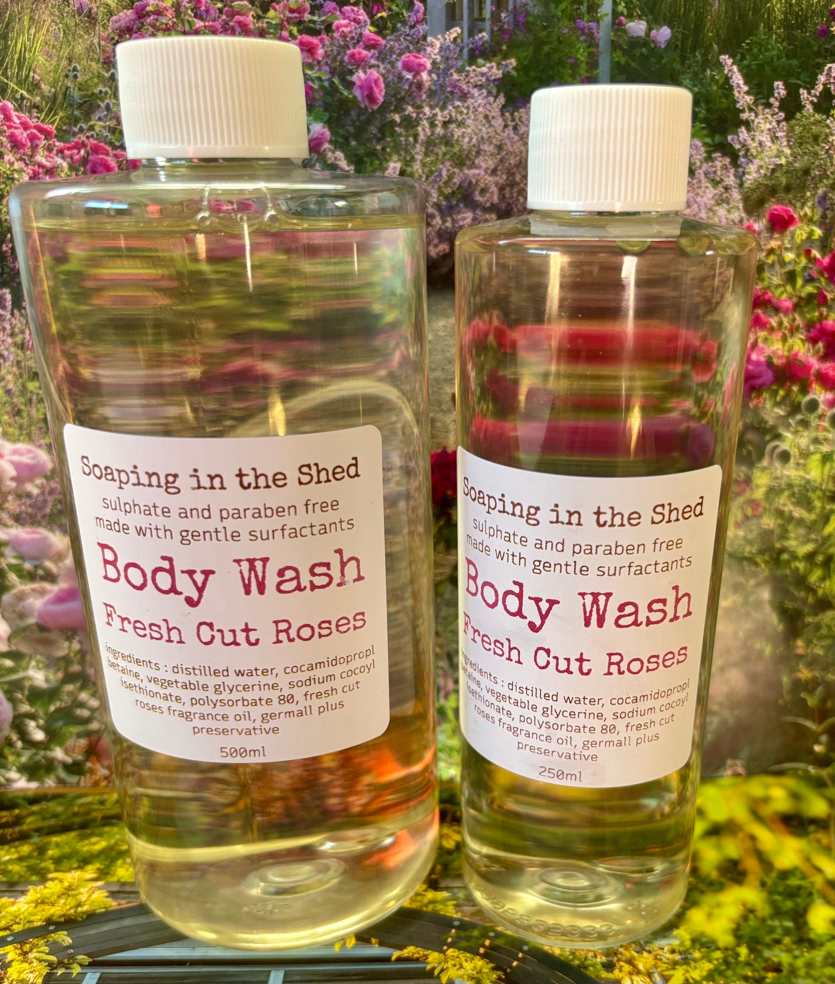 Body Wash with Vegetable Glycerine.
