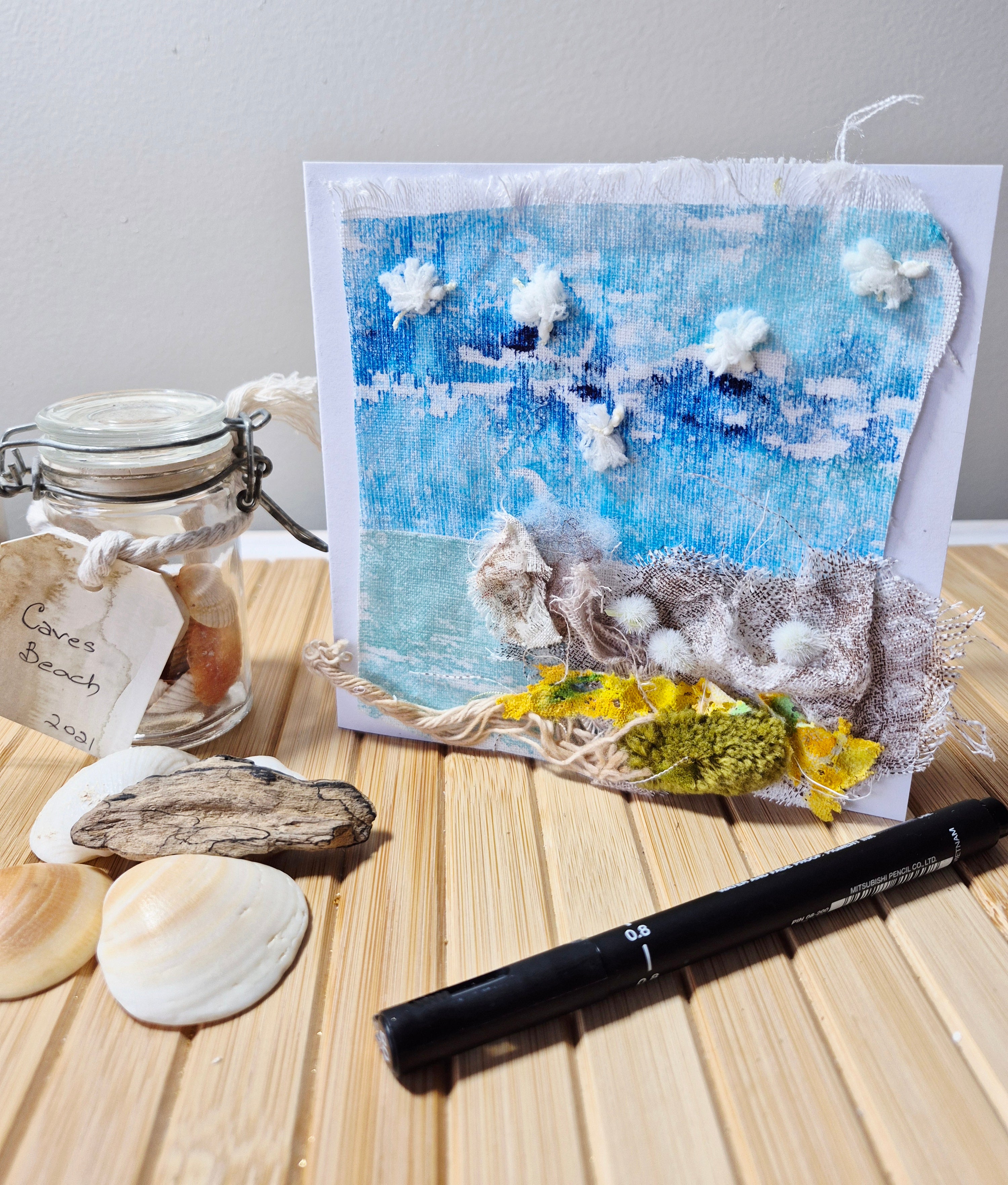 Pack of 3 Beach Themed Cards