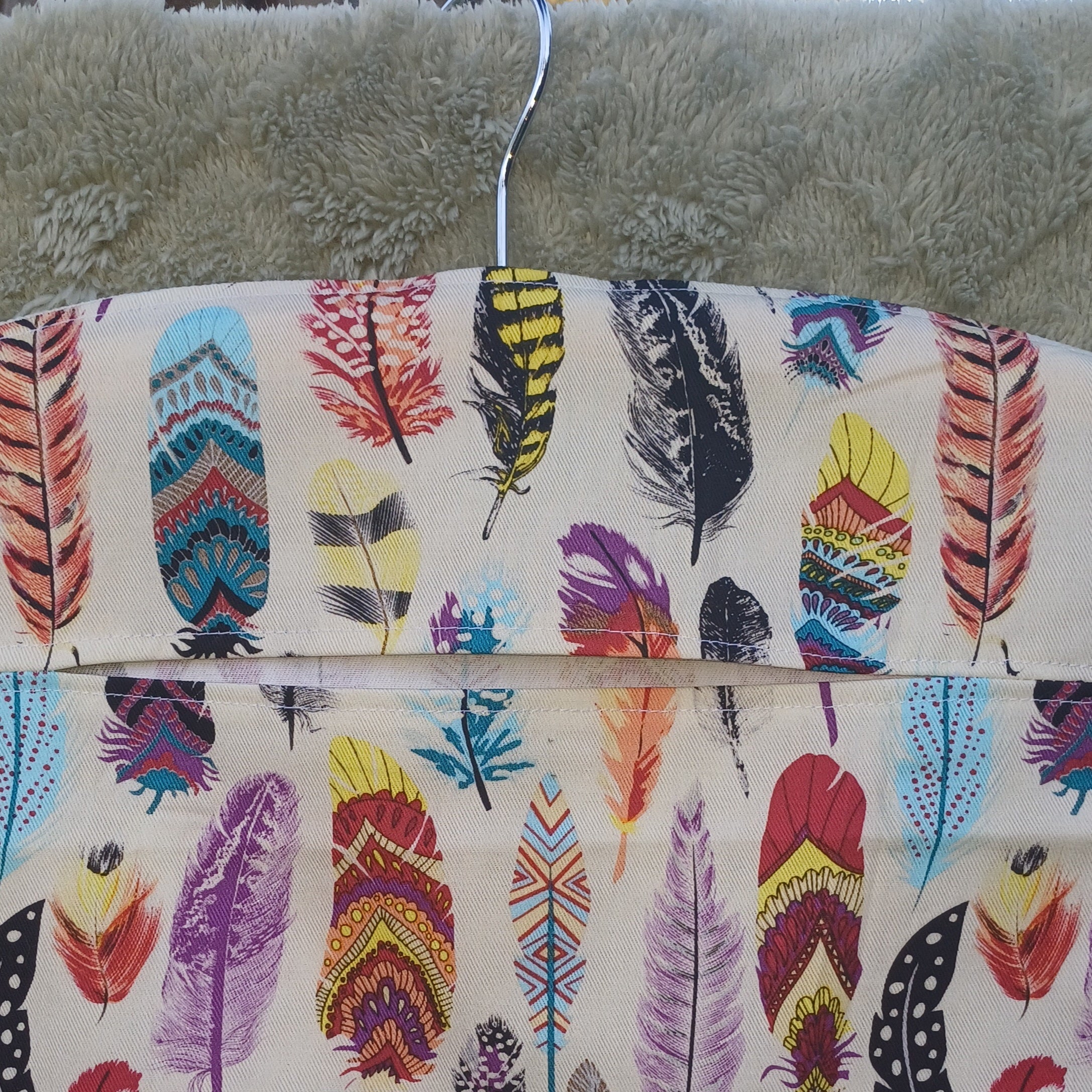 Peg Bag - Feather Design