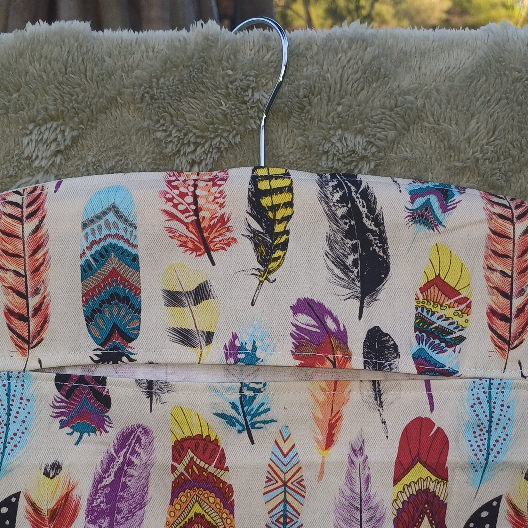Peg Bag - Feather Design