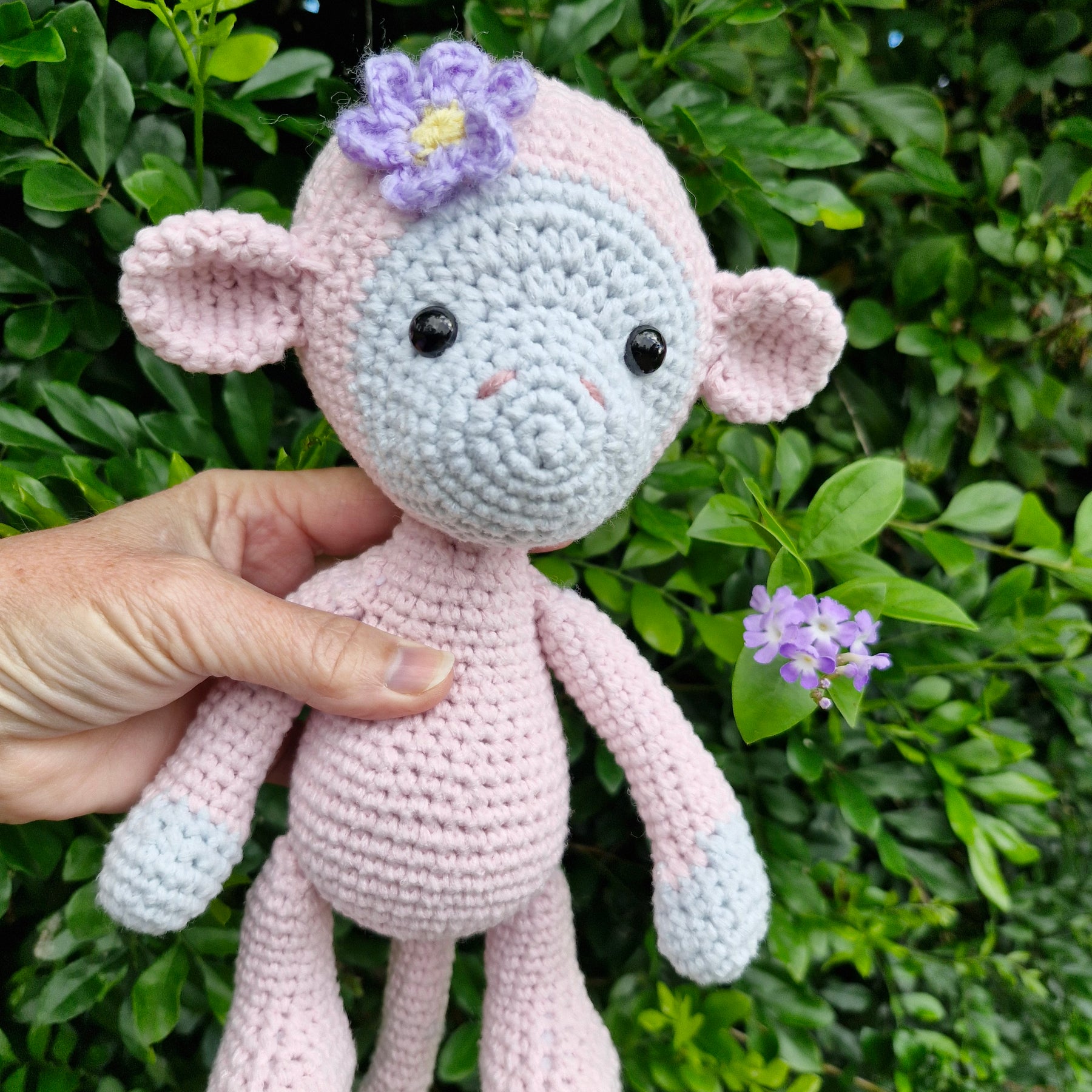 Super Sweet Lucy The Crochet Amigurumi Monkey Handmade