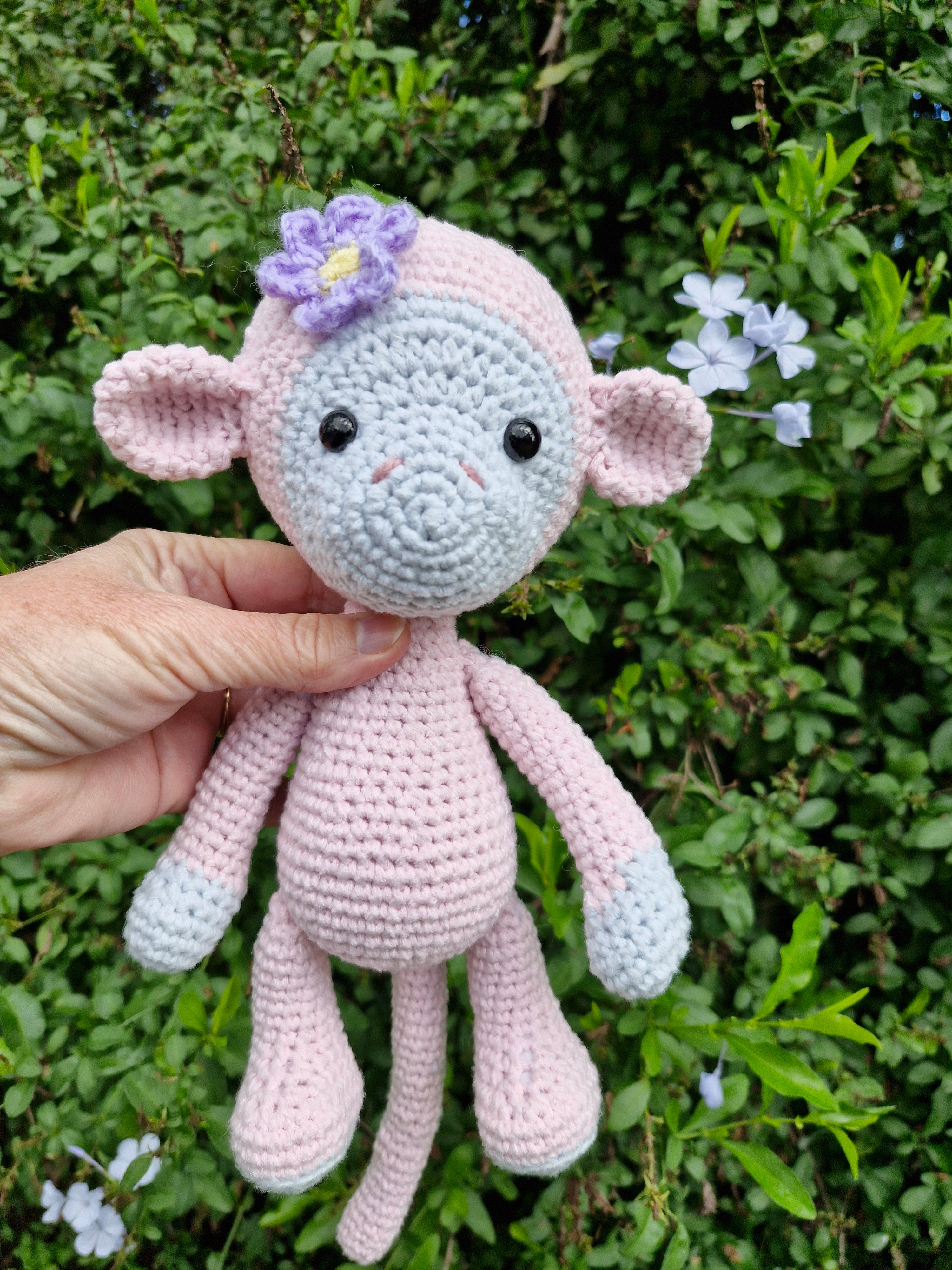 Super Sweet Lucy The Crochet Amigurumi Monkey Handmade