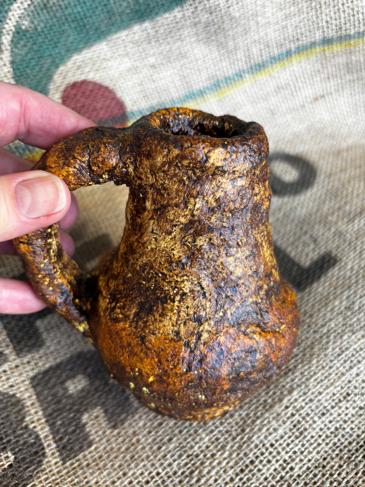 Classic antique stone looking vase