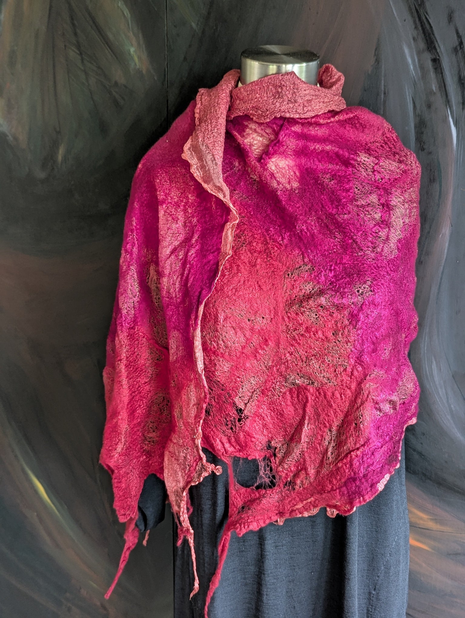 Shawl-Nuno Felt-Kiss Me-Merino and Silk