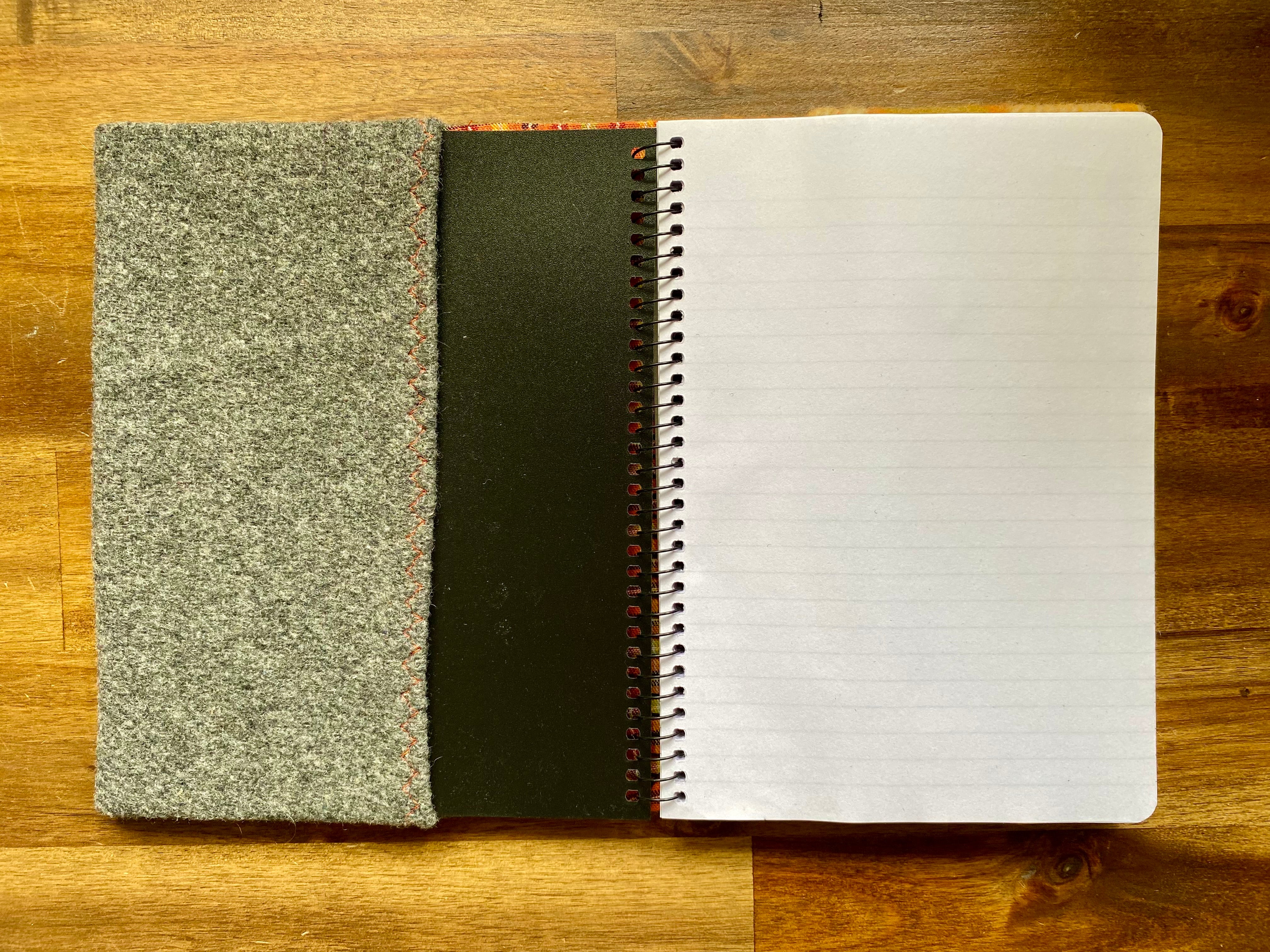 A5 Upcycled Notebook Fox