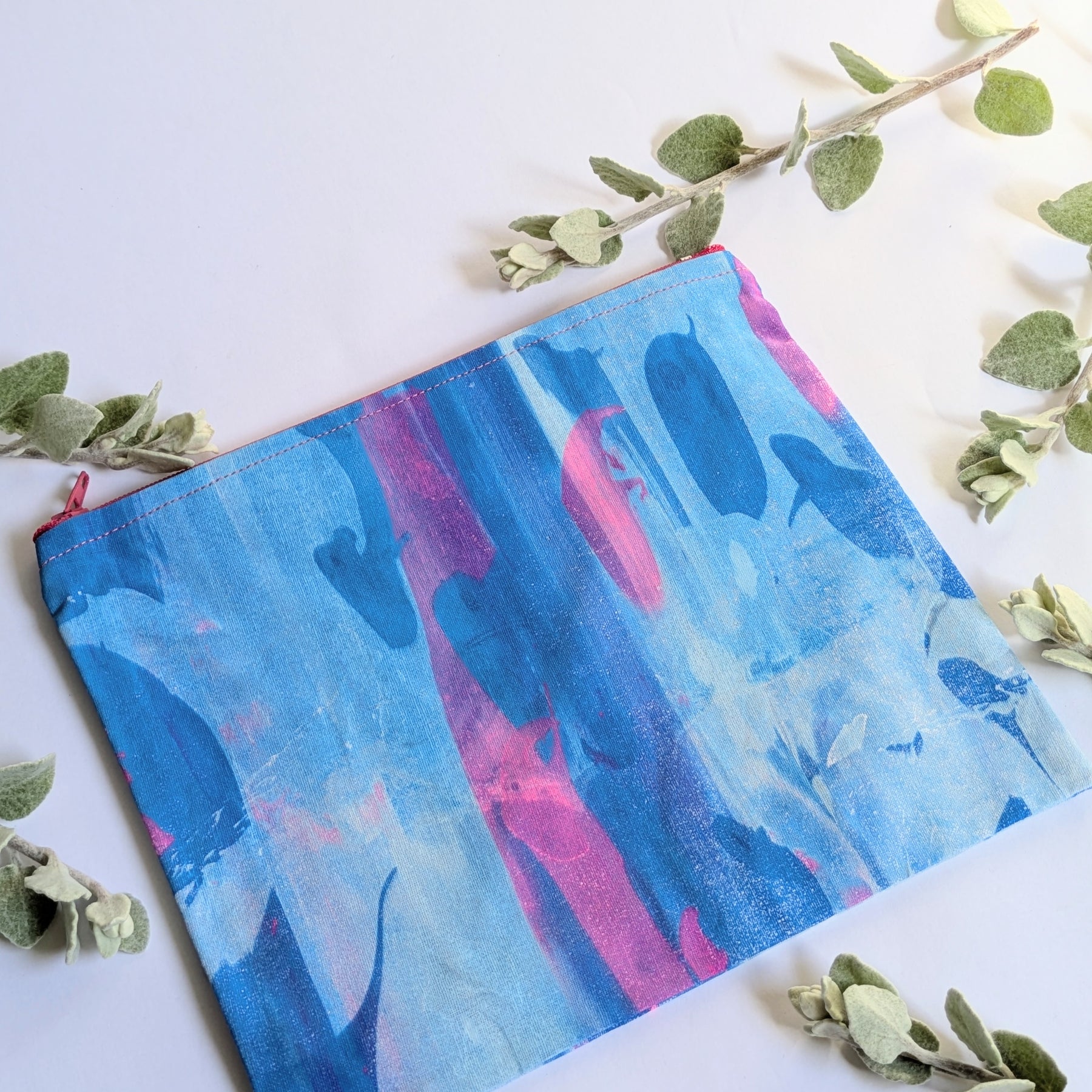 Hand Printed Fabric Pouches