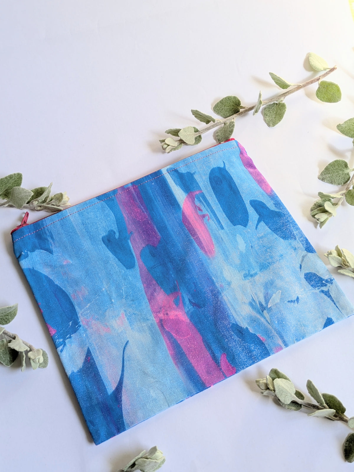 Hand Printed Fabric Pouches