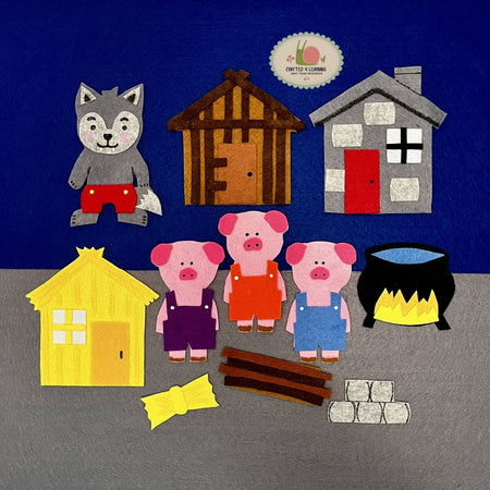 The Three Little Pigs Felt Board Set