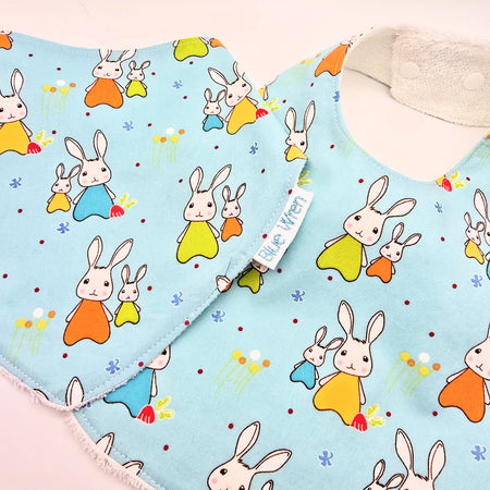 Baby Bib and Bandanna Set Reusable Gift
