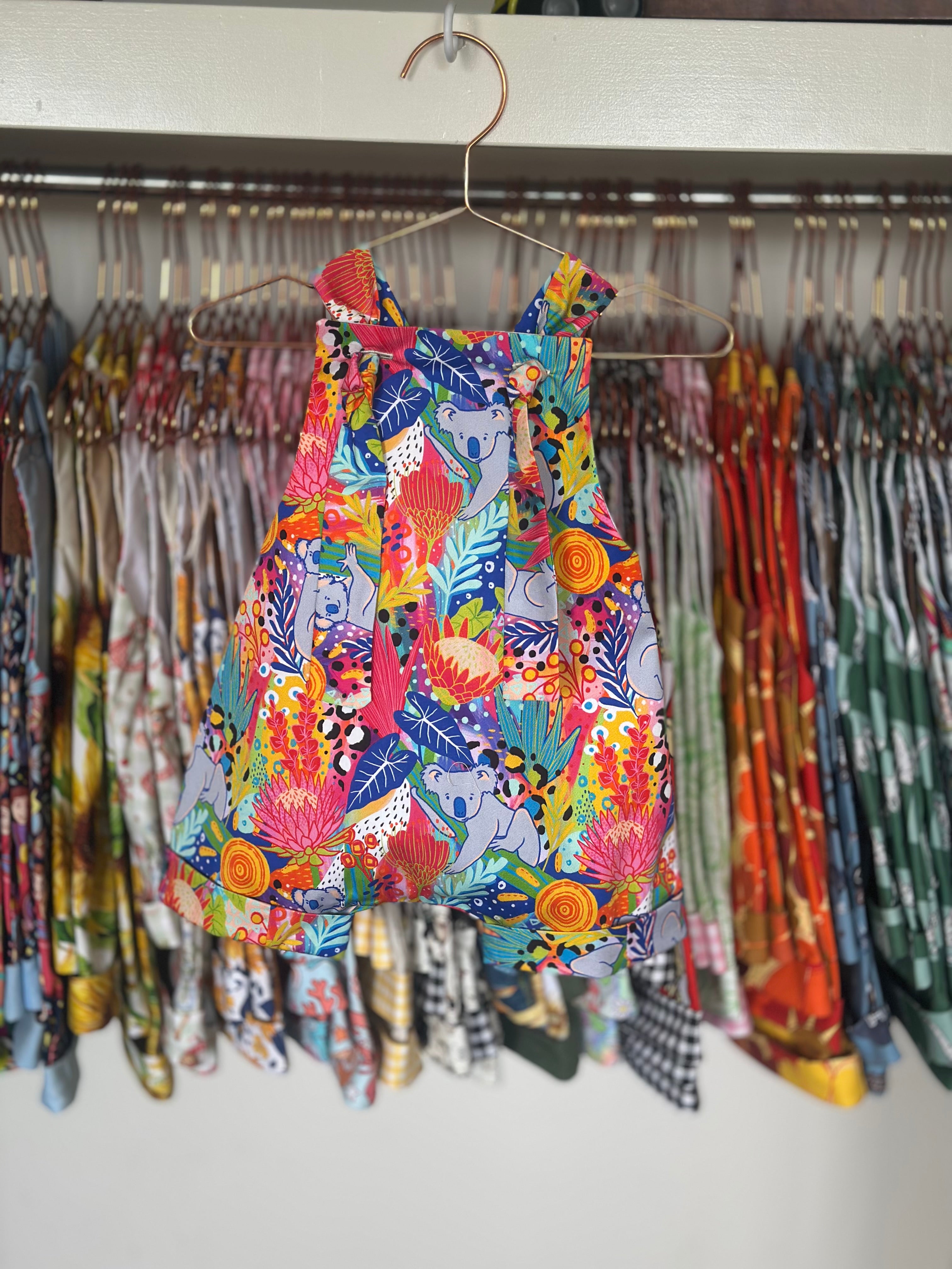 Koala Wildflower Overalls | Australiana Collection