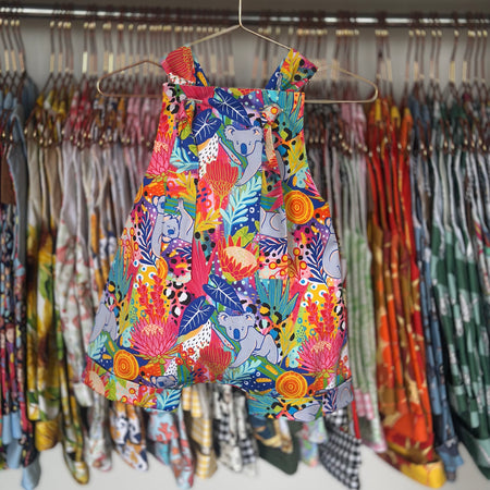 Koala Wildflower Overalls | Australiana Collection