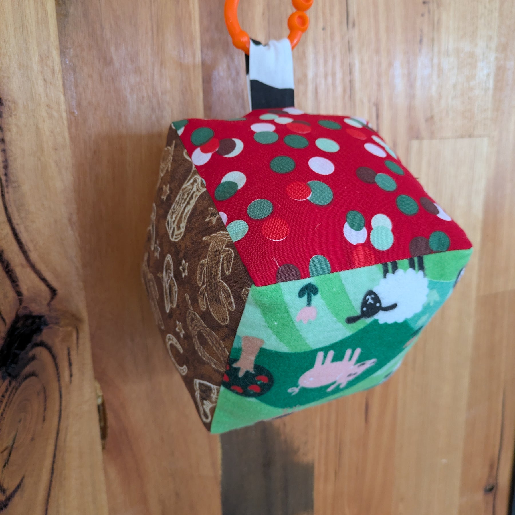 Western Farm Animal Soft Baby Cube