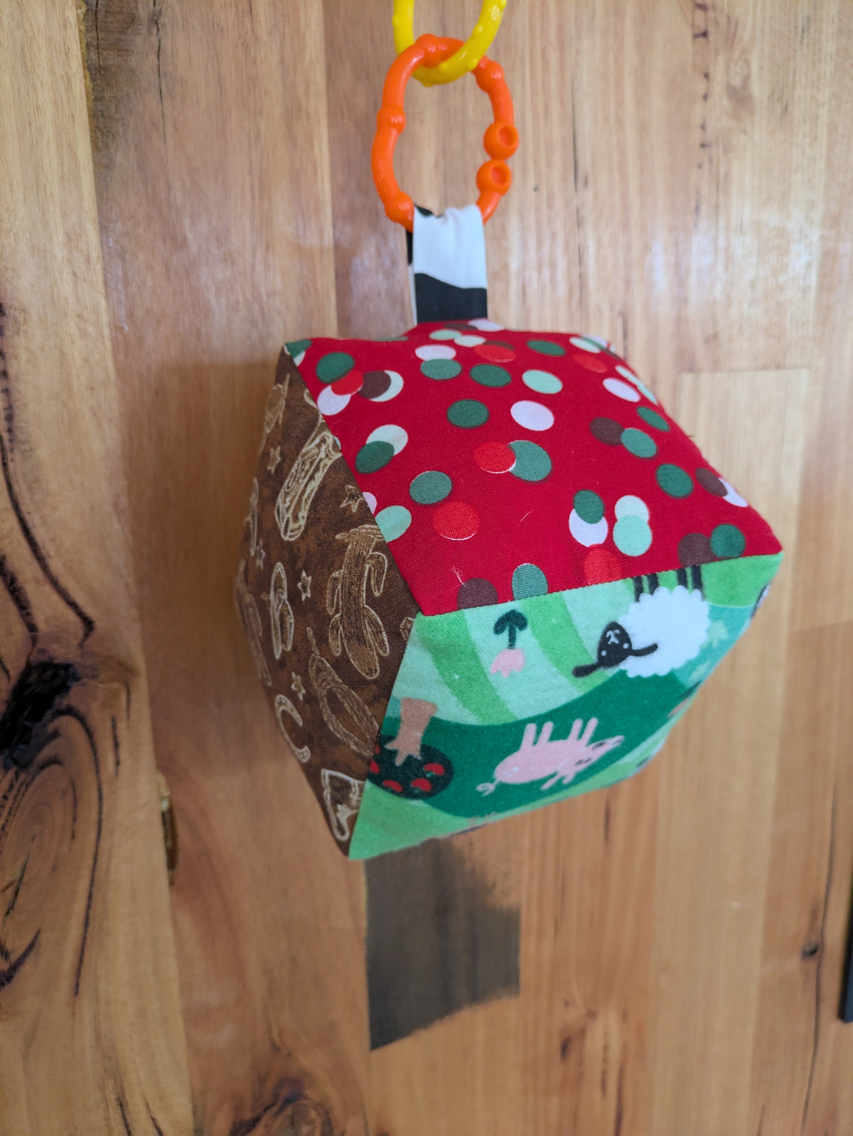 Western Farm Animal Soft Baby Cube