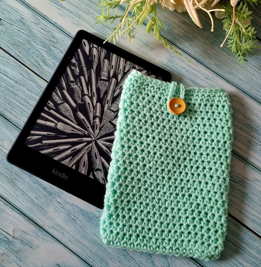 Crochet Kindle Sleeve | Various Colours