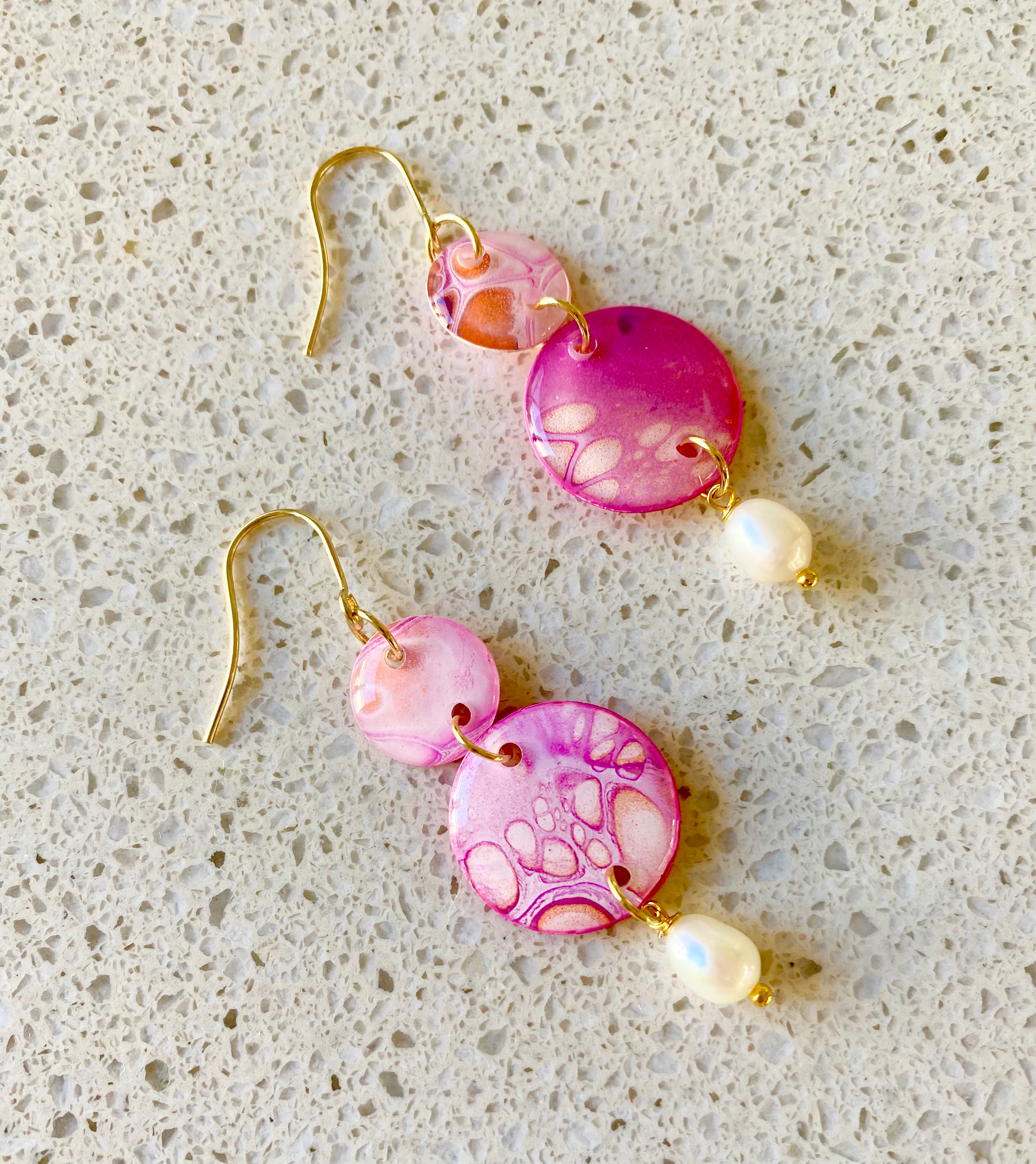 Original Artwork and Freshwater Pearls