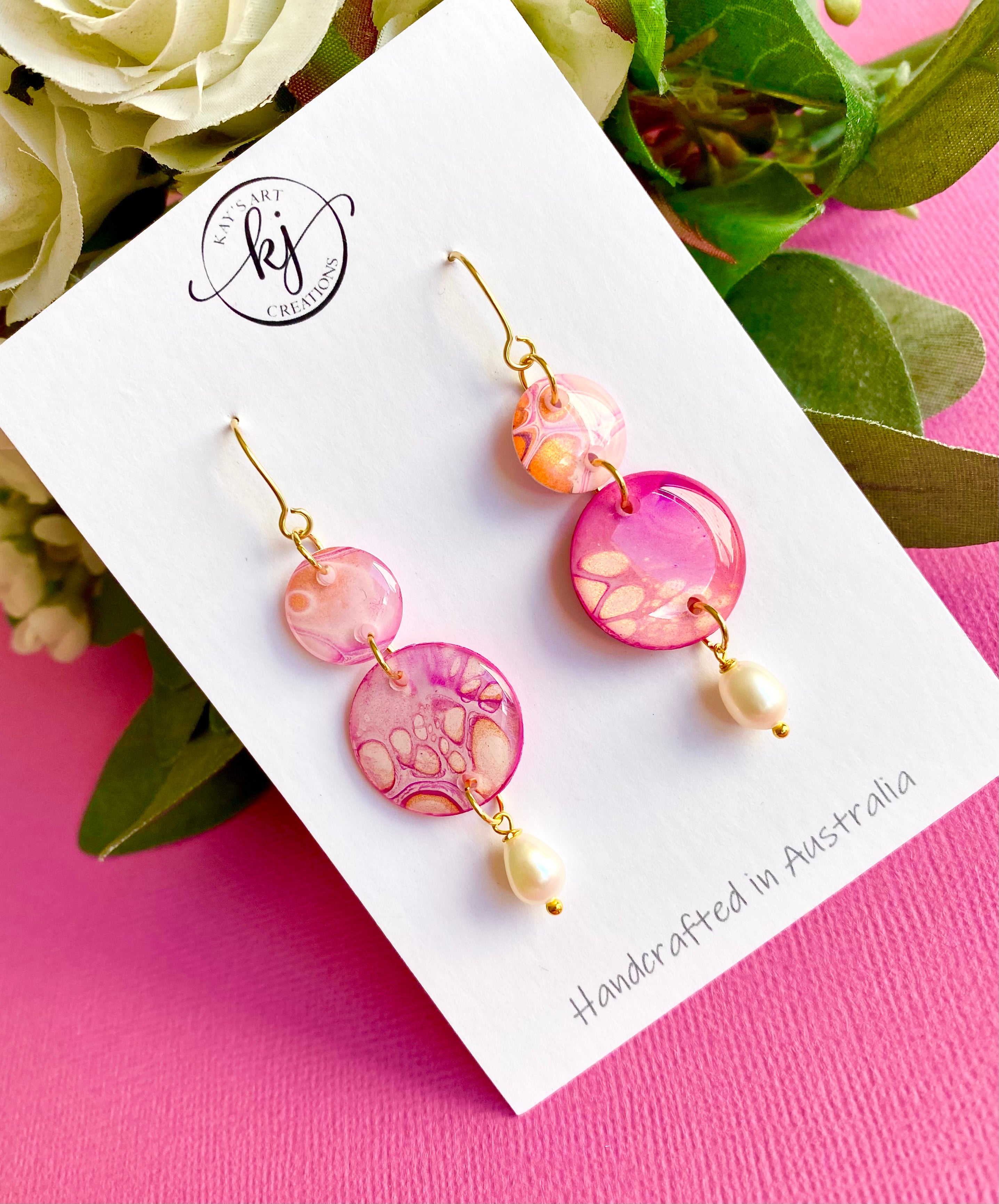 Original Artwork and Freshwater Pearls